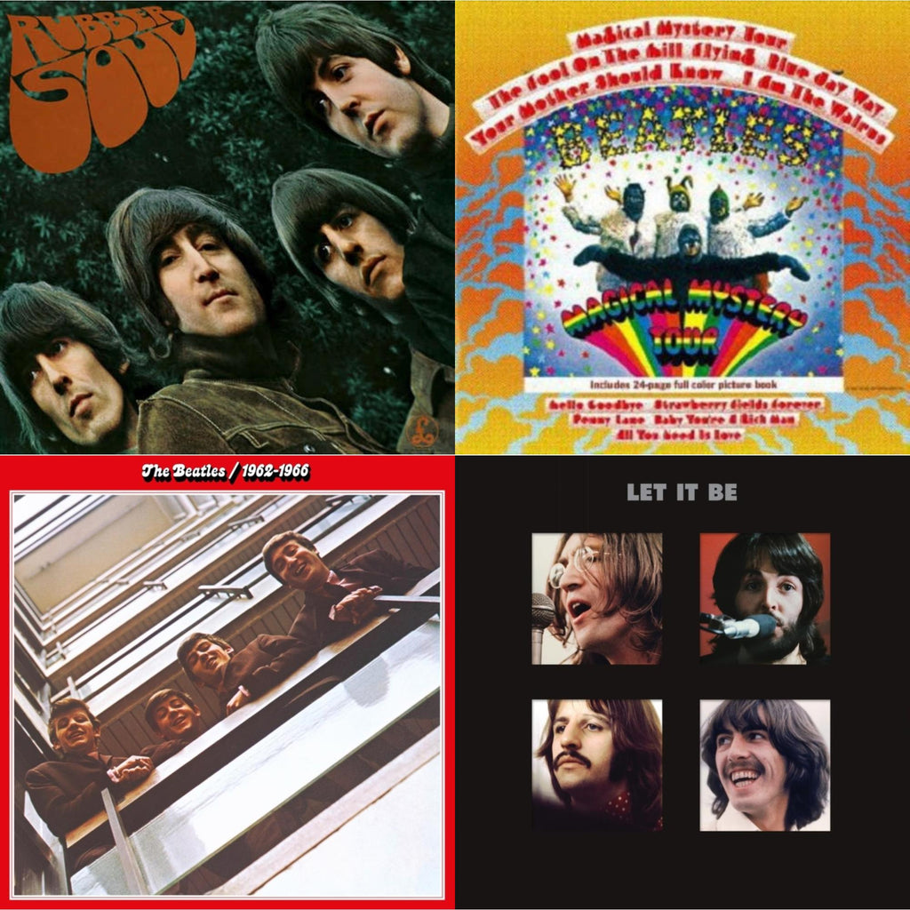 Rubber Soul & Magical Mystery Tour & Beatles 1962-1966 (2023 Edition) (Half-Speed) (3LP) & Let It Be Special Edition (Super Deluxe/Slipbox/Book/4LP/12Inch Ep Box Set)