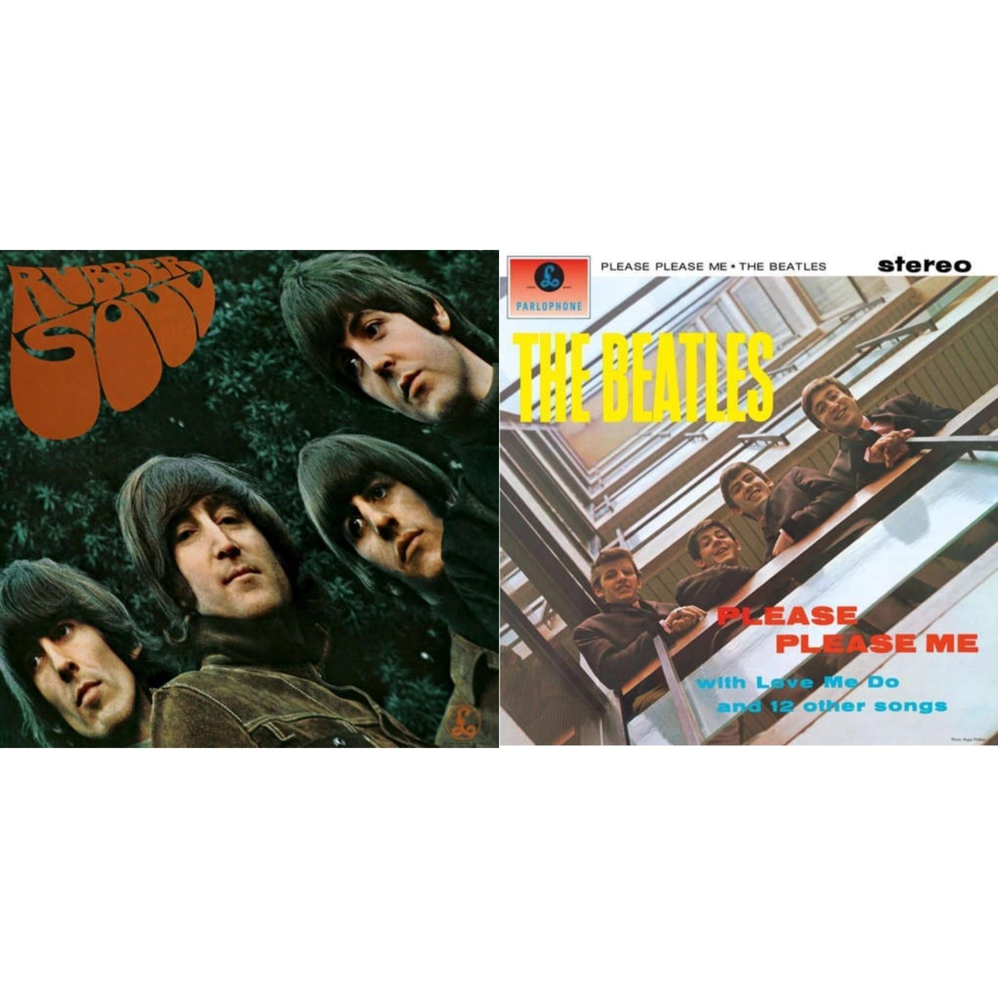 Beatles - Please Please Me & Rubber Soul - LP Vinyl Bundle