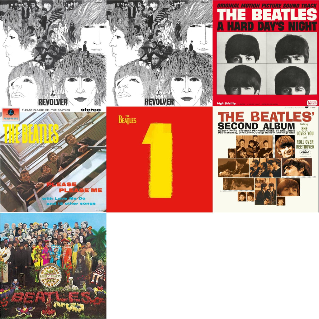 Please Please Me & Revolver Special Edition & Revolver - Special Edition (Picture Disc) & Beatles Second Album  & Hard Day's Night (Ost)  & 1 (2015 Reissue) & Sgt. Pepper's Lonely Hearts Club Band (2017 Stereo Mix/180G/Original Stencils)