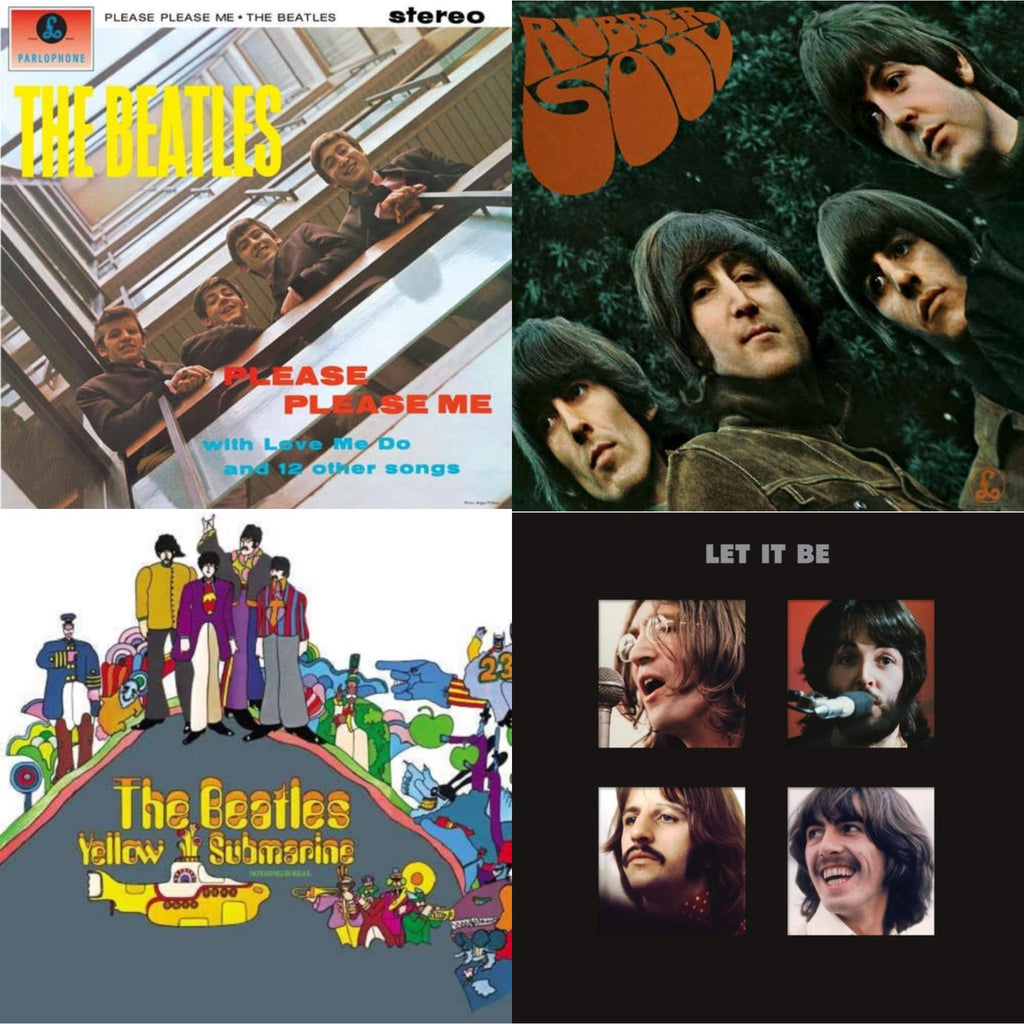 Please Please Me & Rubber Soul & Yellow Submarine & Let It Be Special Edition (Super Deluxe/Slipbox/Book/4LP/12Inch Ep Box Set)