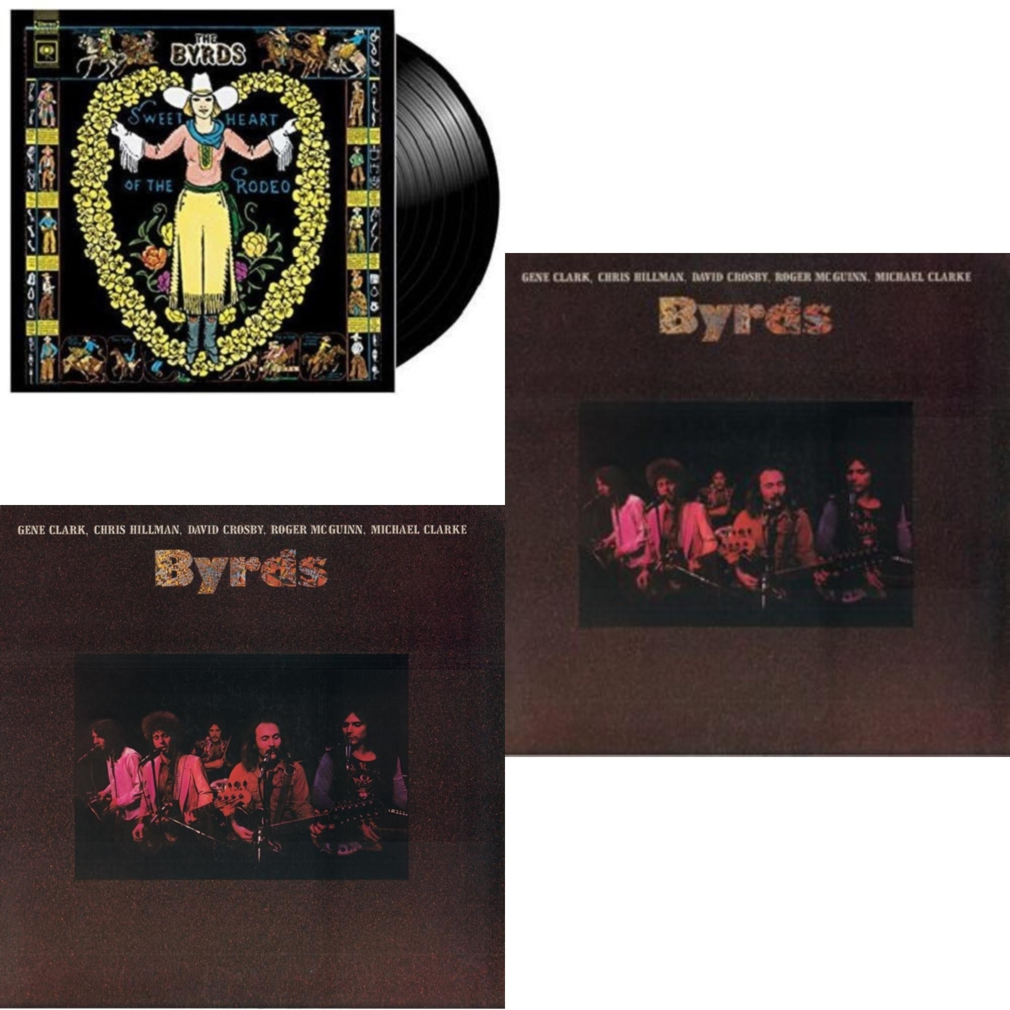 Byrds (180G/Translucent Violet LP Vinyl/Limited Anniversary Edition/Gatefold Cover) & Byrds (180G/Coral LP Vinyl/Limited Anniversary Edition/Gatefold Cover) & Sweetheart Of The Rodeo