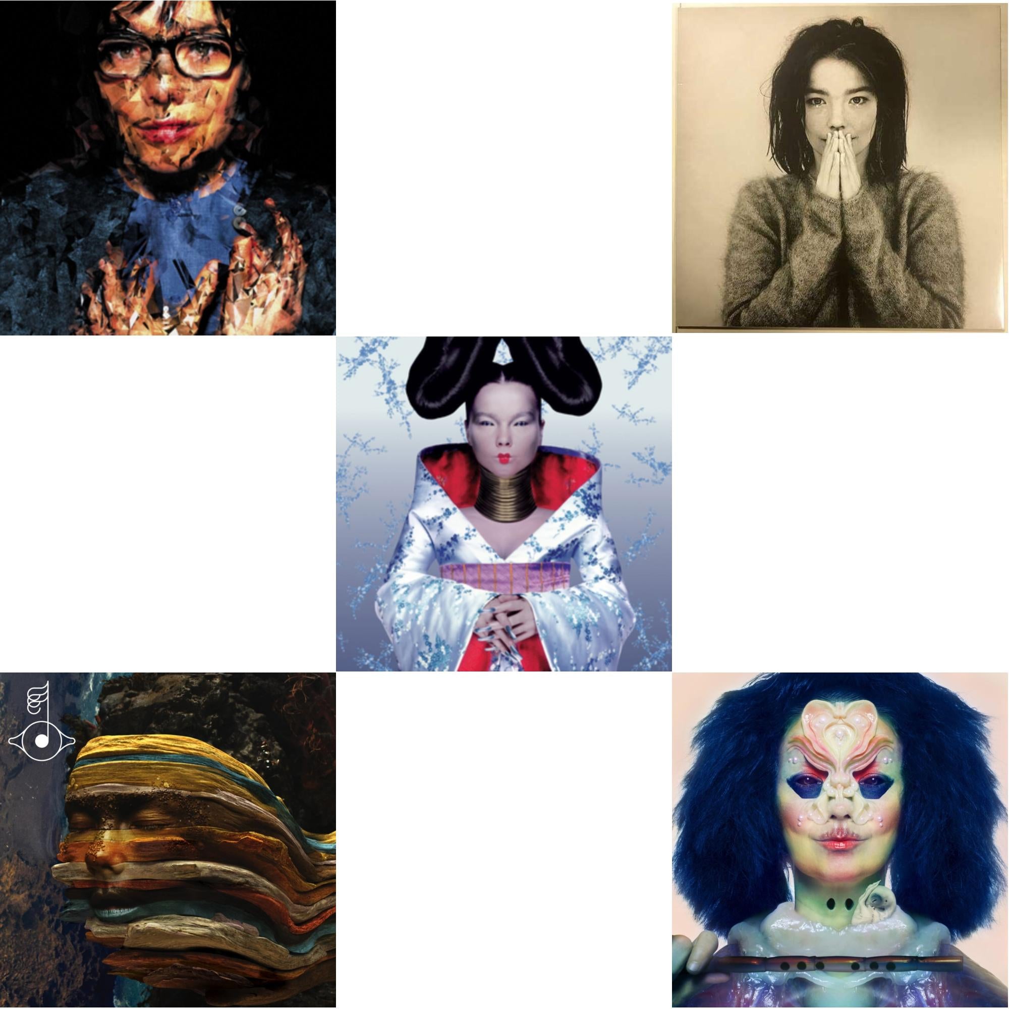 Debut & Homogenic & Utopia & Selma Songs & Bastards: Remix