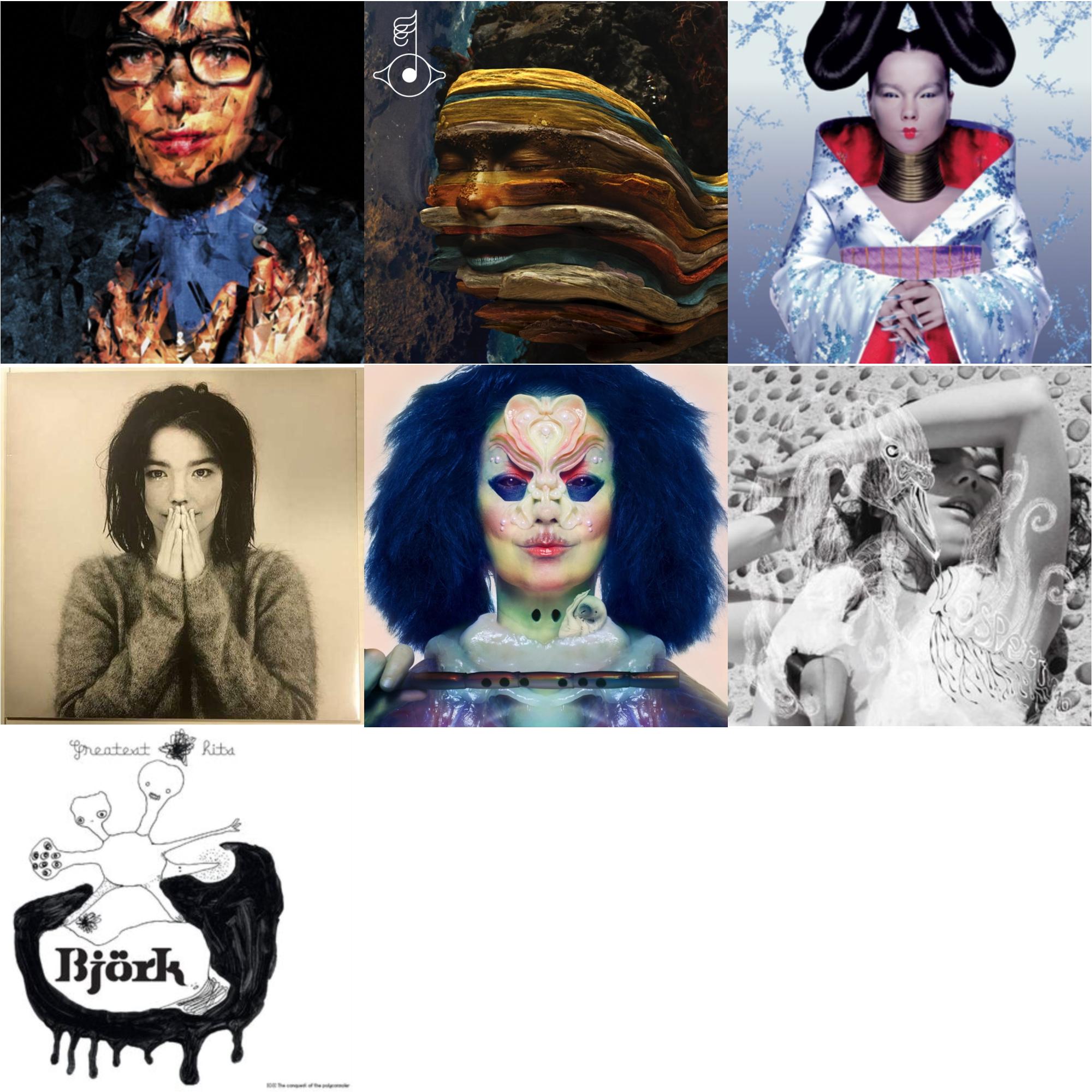 Debut & Homogenic & Vespertine & Greatest Hits & Utopia & Selma Songs & Bastards: Remix