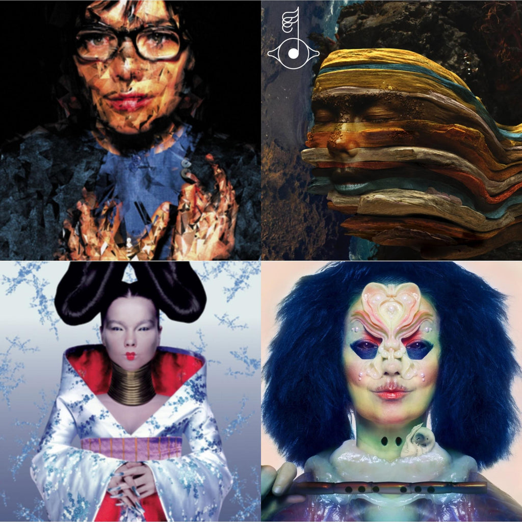Bjork - Selma Songs & Bastards: Remix & Homogenic & Utopia - LP Vinyl Bundle