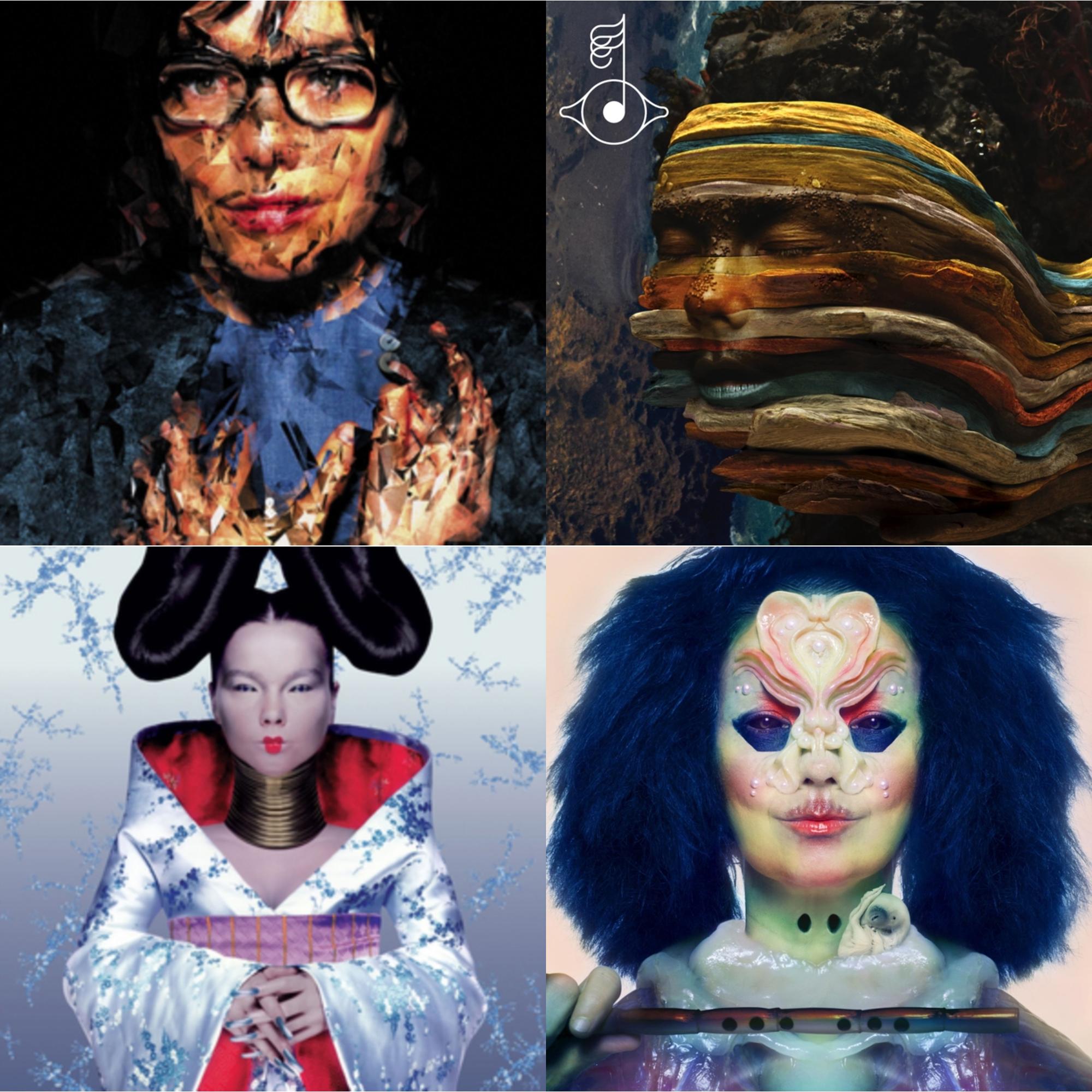 Bjork - Selma Songs & Bastards: Remix & Homogenic & Utopia - LP Vinyl Bundle