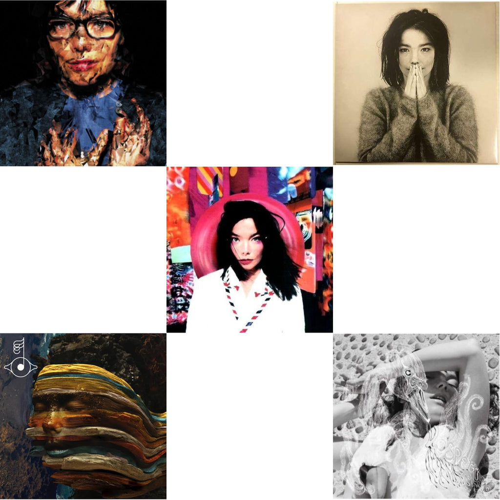 Bjork - Debut & Post & Vespertine & Selma Songs & Bastards: Remix - LP Vinyl Bundle