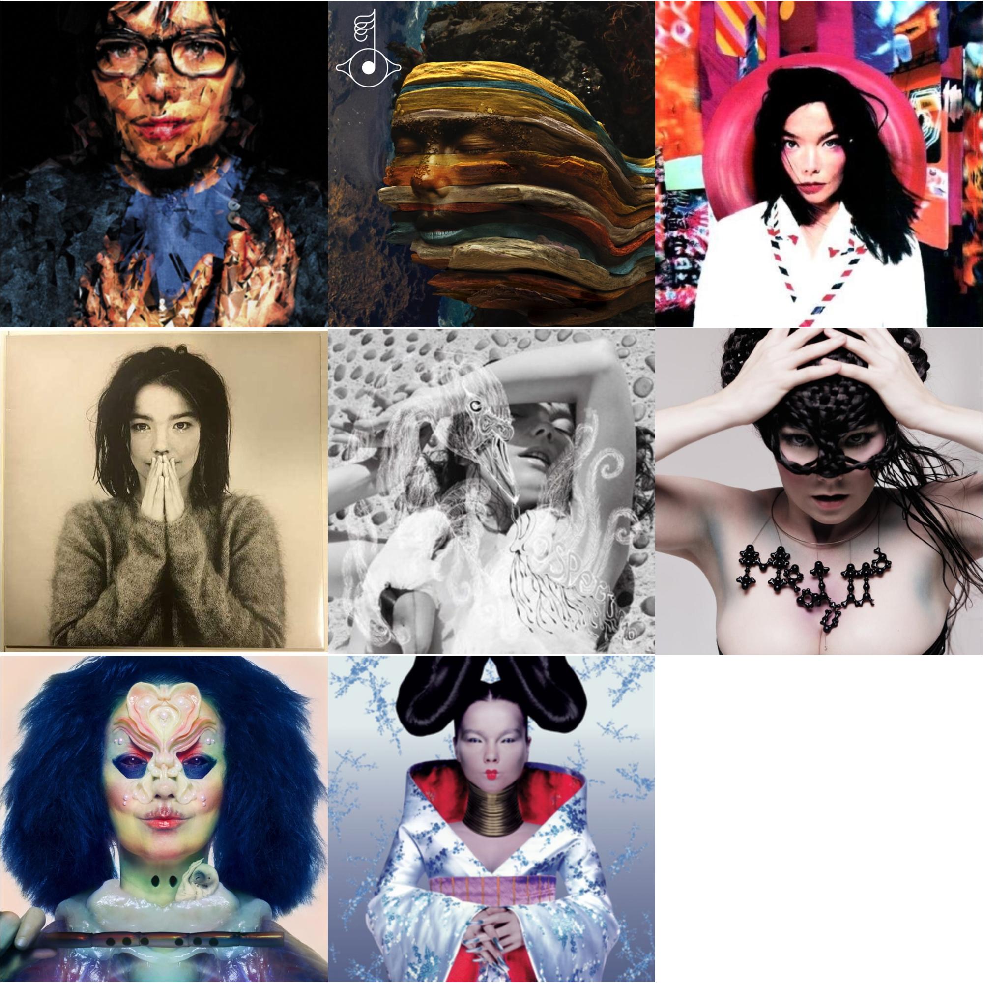 Debut & Homogenic & Post & Vespertine & Medulla & Utopia & Selma Songs & Bastards: Remix