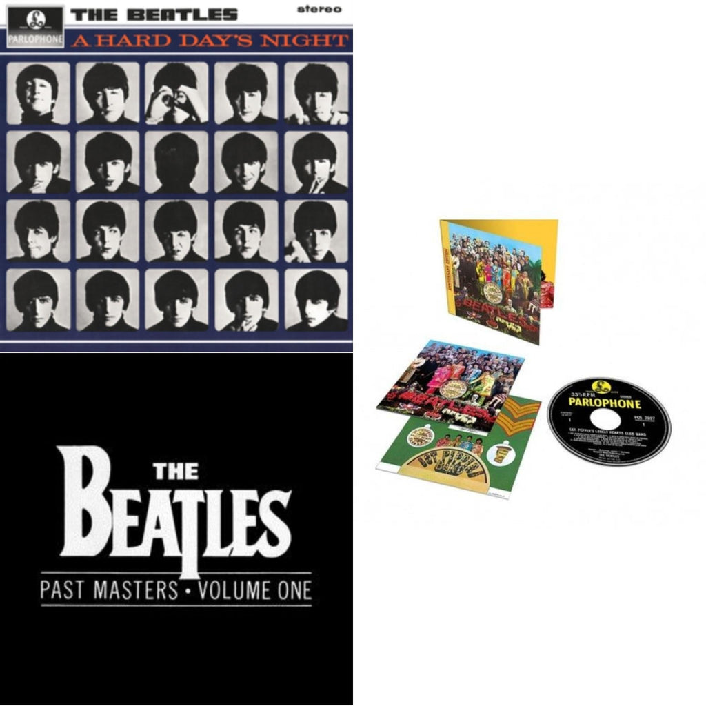 Beatles - Hard Day's Night & Past Masters Vol.1 & 2 & Sgt. Pepper's Lonely Hearts Club Band (Anniversary Edition) - CD Bundle