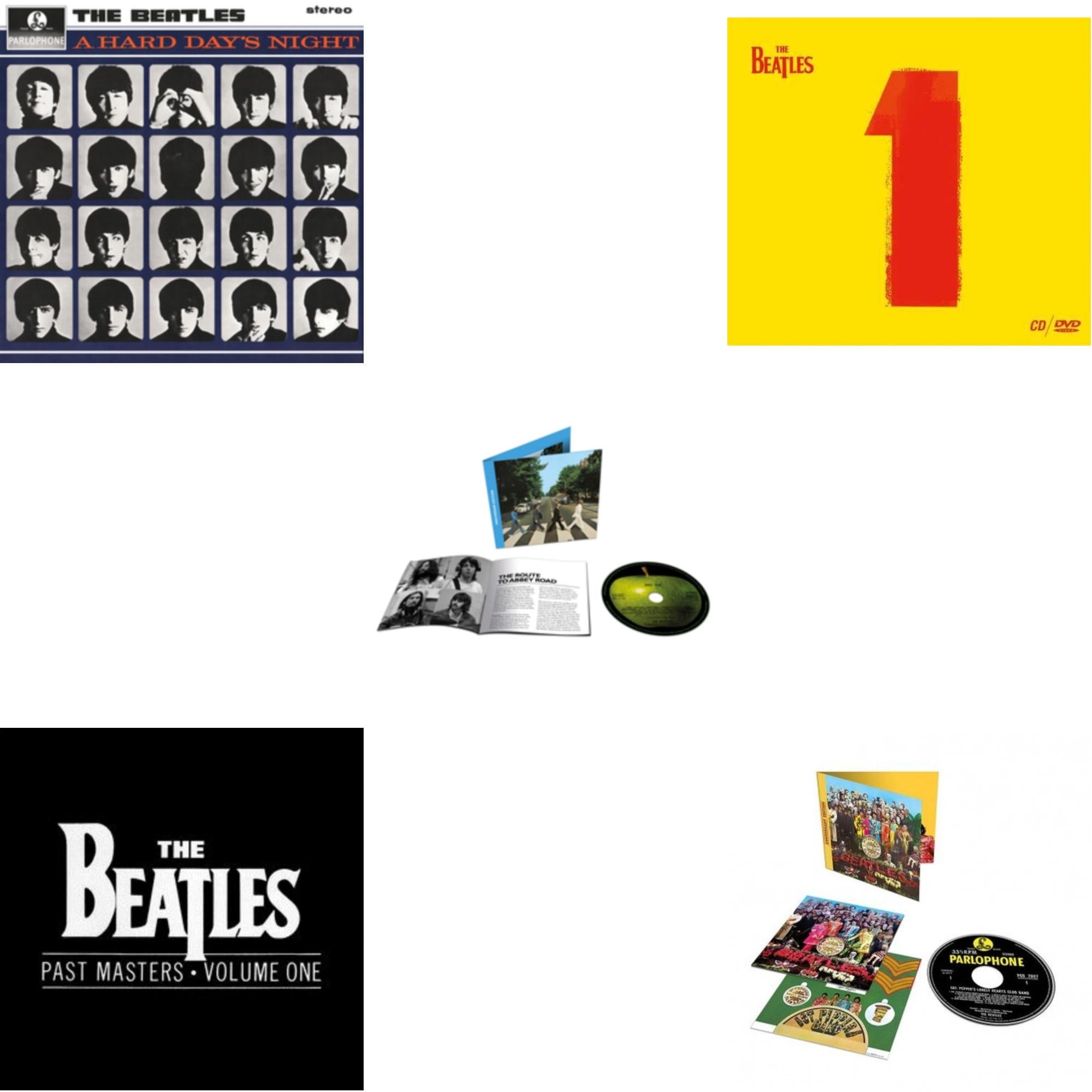 Beatles - Hard Day's Night & Past Masters Vol.1 & 2 & Abbey Road Anniversary & 1 (CD / 1 DVD) & Sgt. Pepper's Lonely Hearts Club Band (Anniversary Edition)
