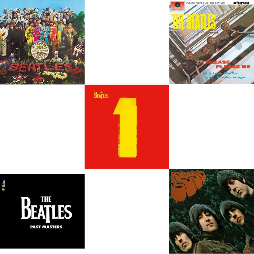 Please Please Me & Rubber Soul & Past Masters 1 & 2 & 1 (2015 Reissue) & Sgt. Pepper's Lonely Hearts Club Band (2017 Stereo Mix/180G/Original Stencils)