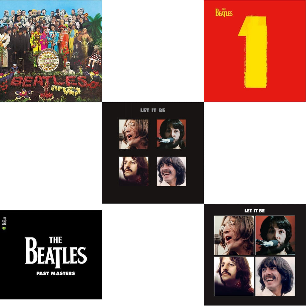 Past Masters 1 & 2 & Let It Be Special Edition & Let It Be Special Edition (Super Deluxe/Slipbox/Book/4LP/12Inch Ep Box Set) & 1 (2015 Reissue) & Sgt. Pepper's Lonely Hearts Club Band (2017 Stereo Mix/180G/Original Stencils)