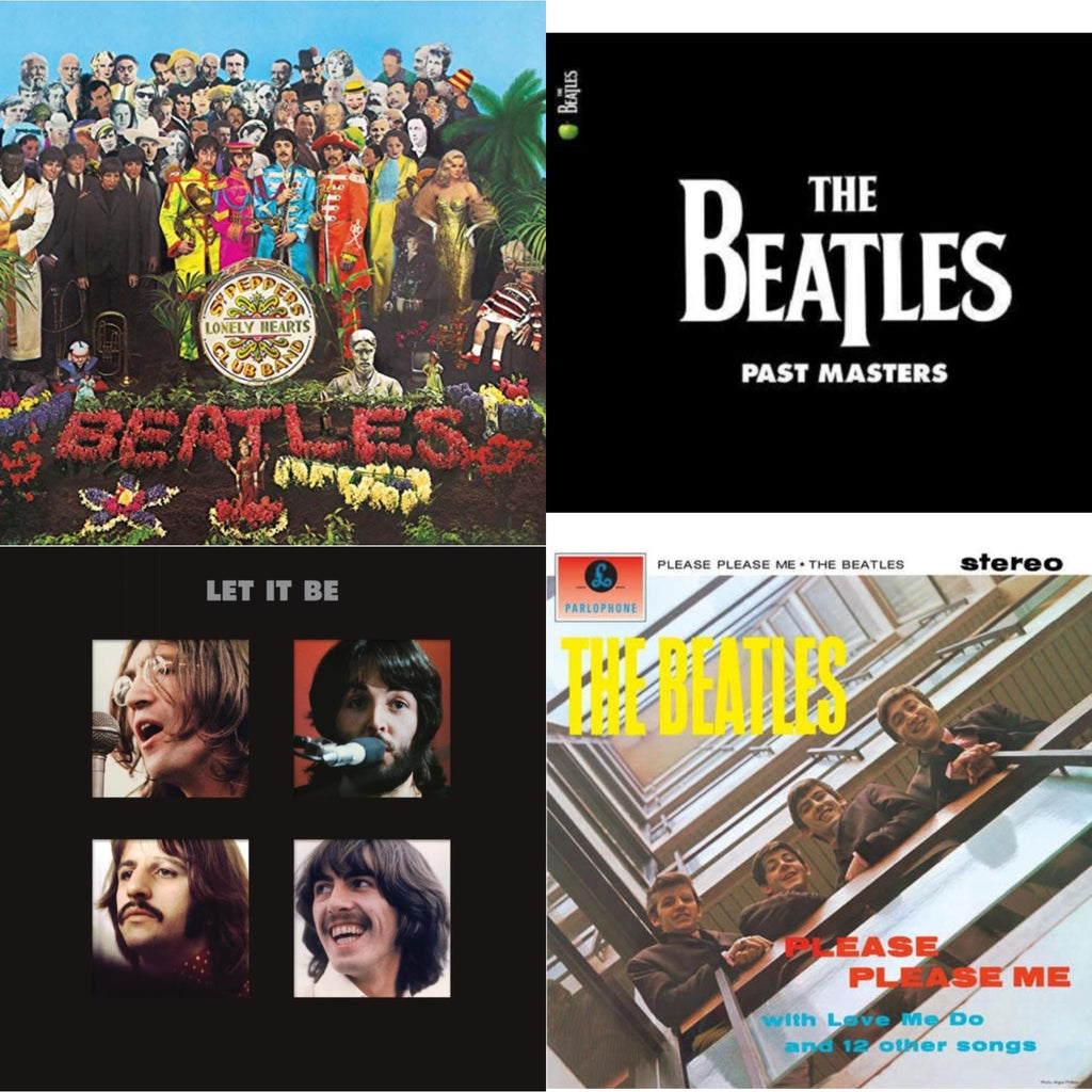Please Please Me & Past Masters 1 & 2 & Let It Be Special Edition (Super Deluxe/Slipbox/Book/4LP/12Inch Ep Box Set) & Sgt. Pepper's Lonely Hearts Club Band (2017 Stereo Mix/180G/Original Stencils)