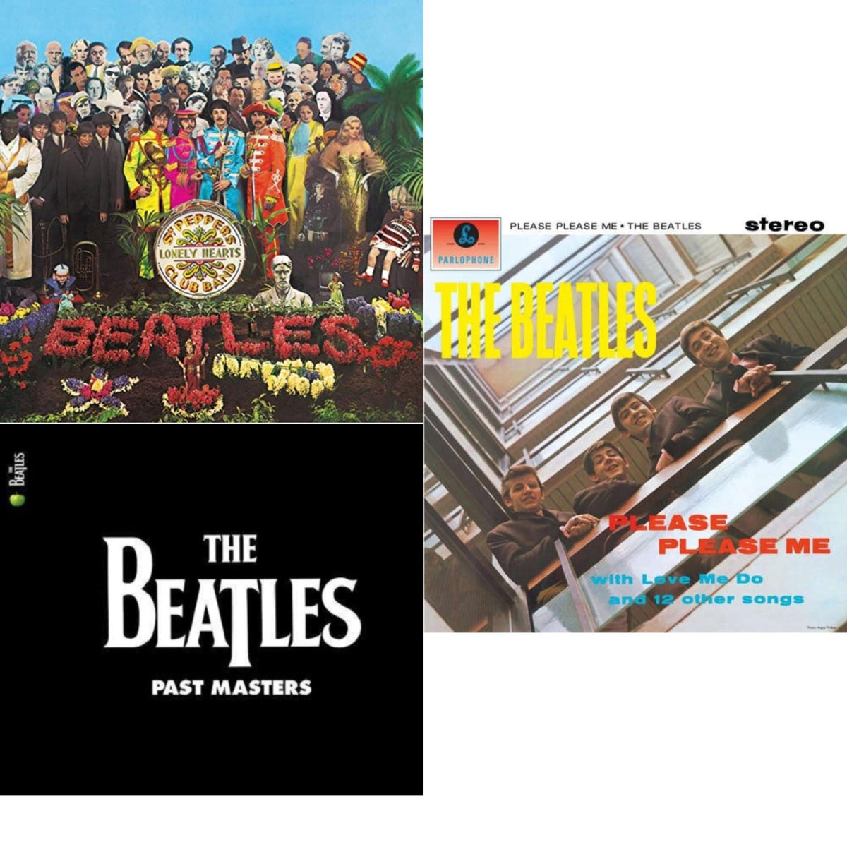 Please Please Me & Past Masters 1 & 2 & Sgt. Pepper's Lonely Hearts Club Band (2017 Stereo Mix/180G/Original Stencils)