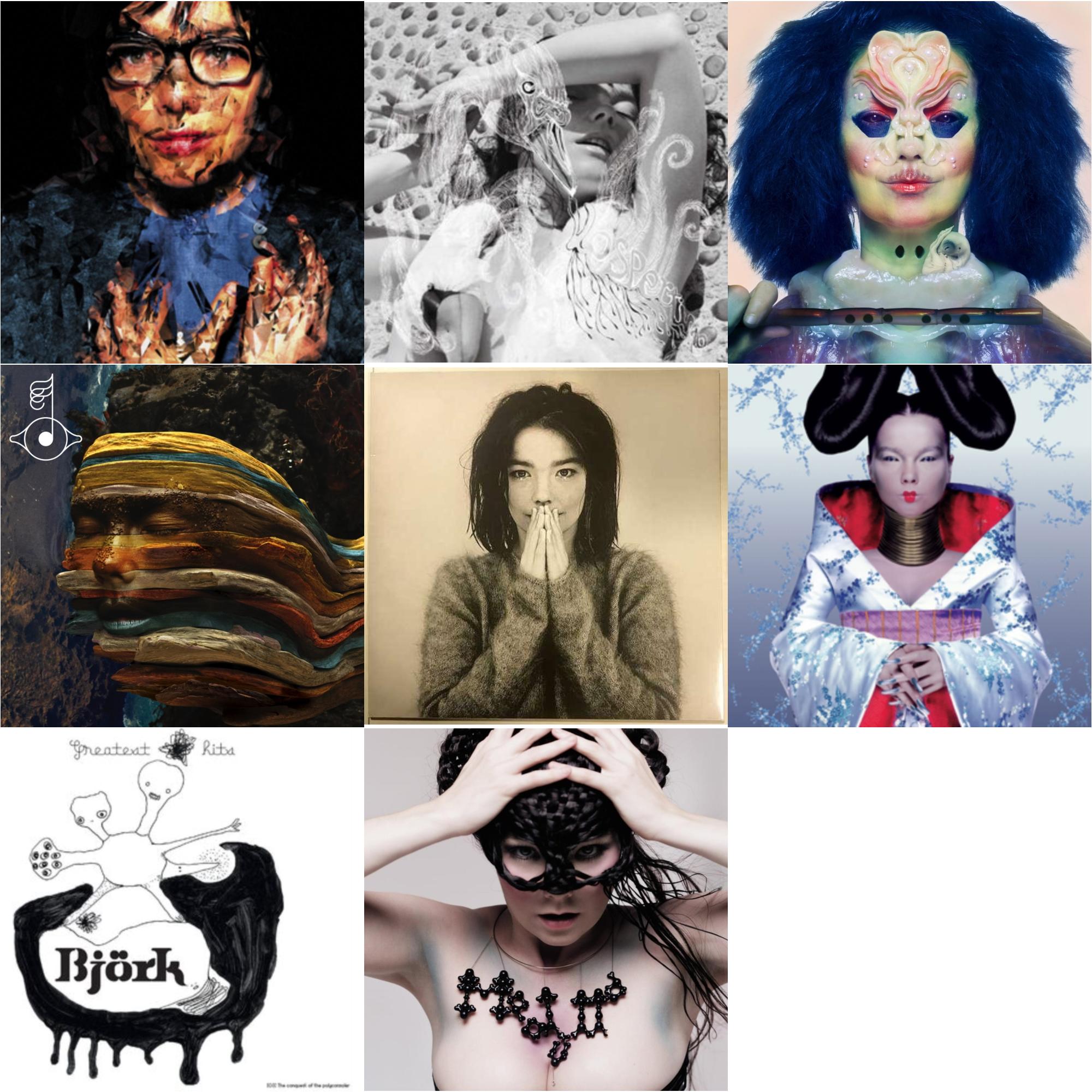 Debut & Homogenic & Vespertine & Greatest Hits & Medulla & Utopia & Selma Songs & Bastards: Remix