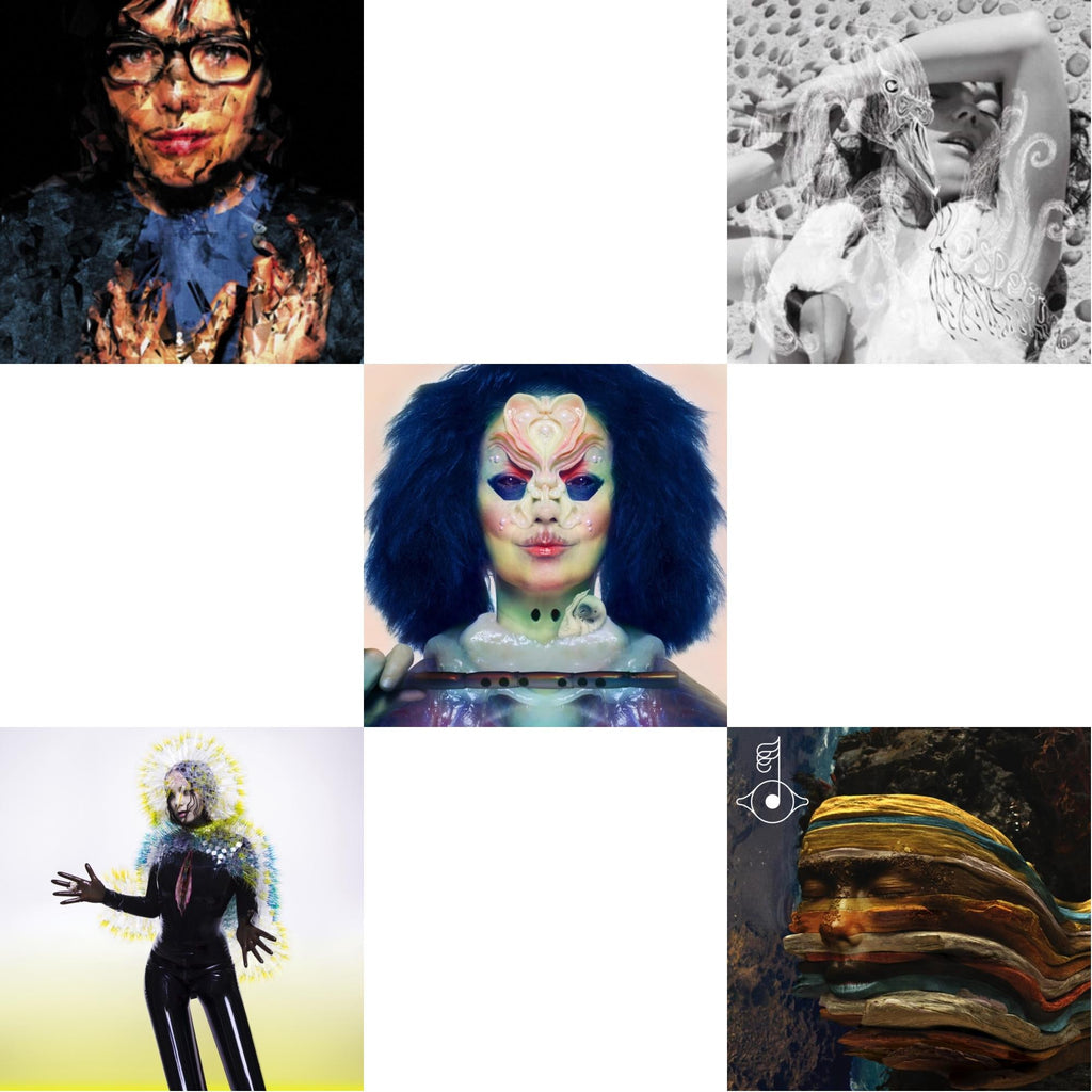 Bjork - Selma Songs & Vulnicura & Utopia & Vespertine & Bastards: Remix - LP Vinyl Bundle