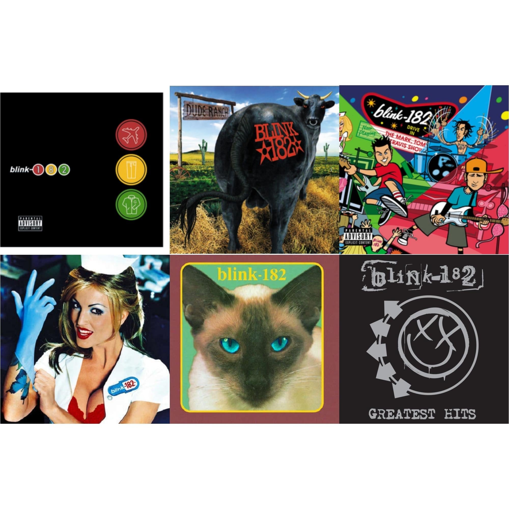 Greatest Hits (2LP) & Enema Of The State (X) & Dude Ranch & Take Off Your Pants & Jacket & Mark Tom & Travis Show (Enema Strikes Back) & Cheshire Cat