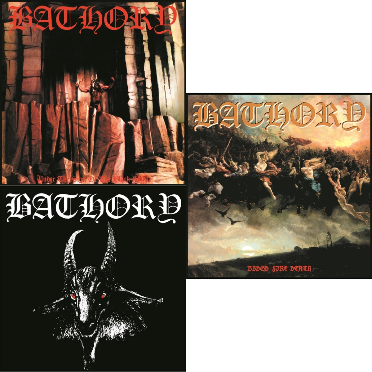Under The Sign Of The Black Mark & Bathory & Blood Fire Death (180Gm)