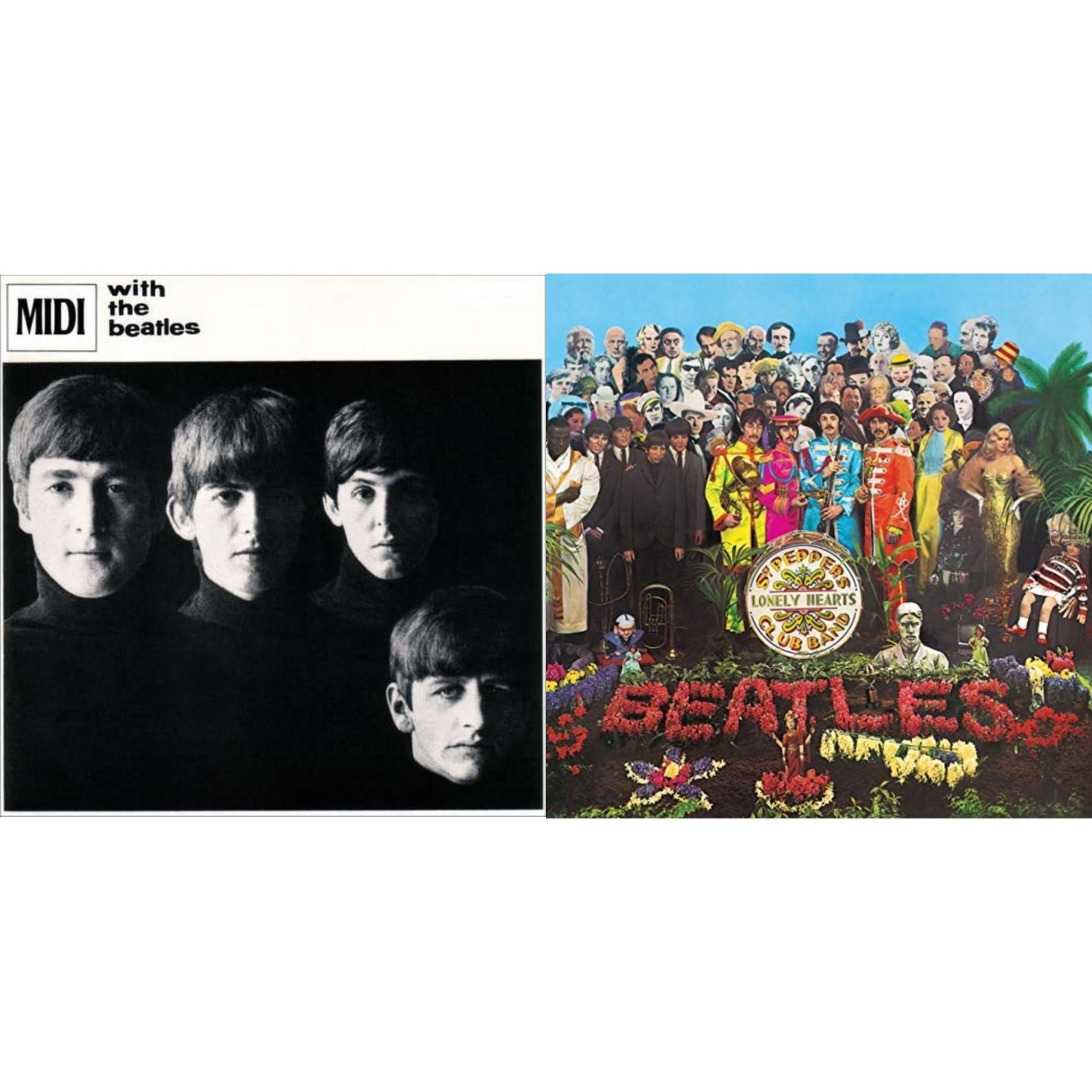 With The Beatles & Sgt. Pepper's Lonely Hearts Club Band (2017 Stereo Mix/180G/Original Stencils)