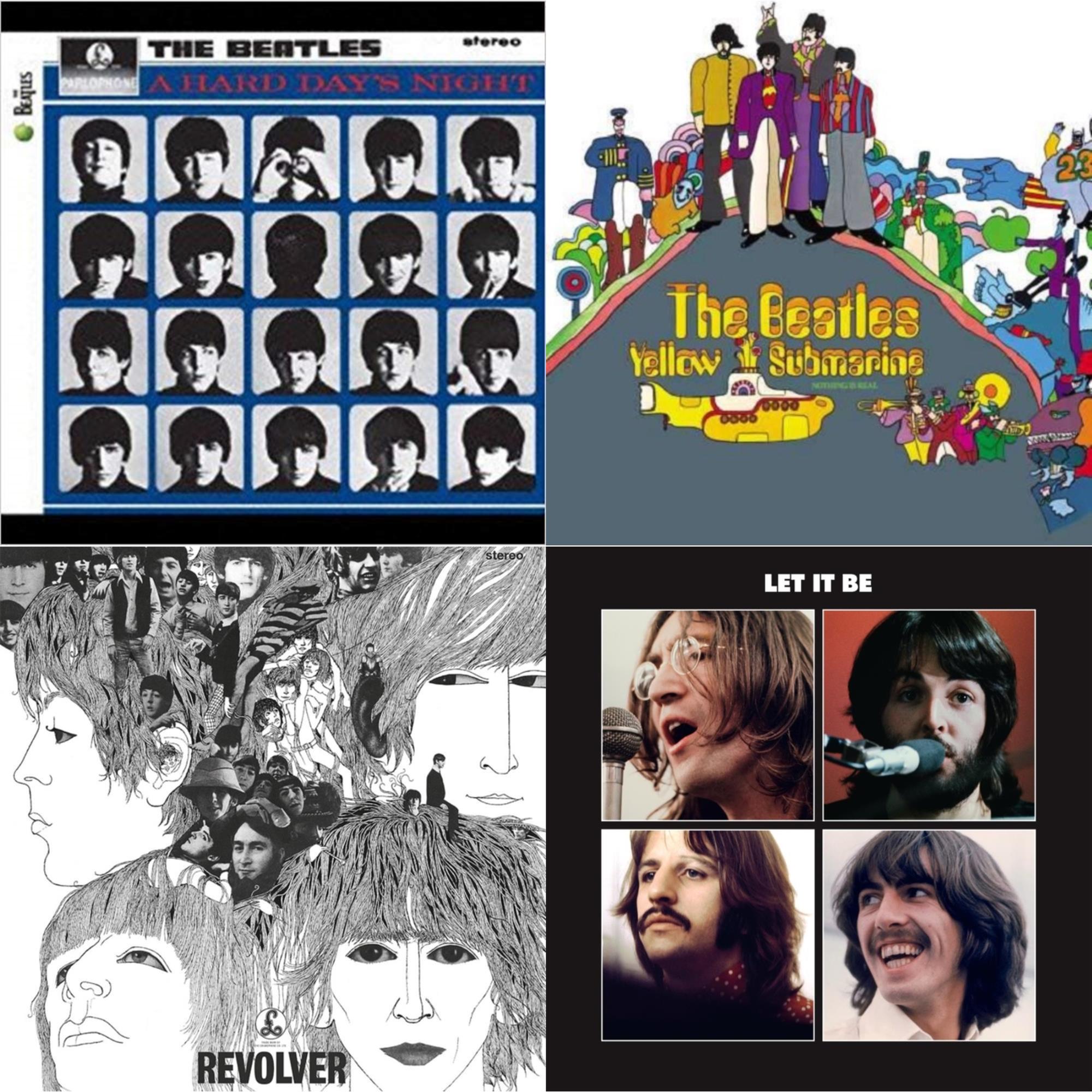 Hard Day's Night & Yellow Submarine & Revolver Special Edition & Let It Be Special Edition