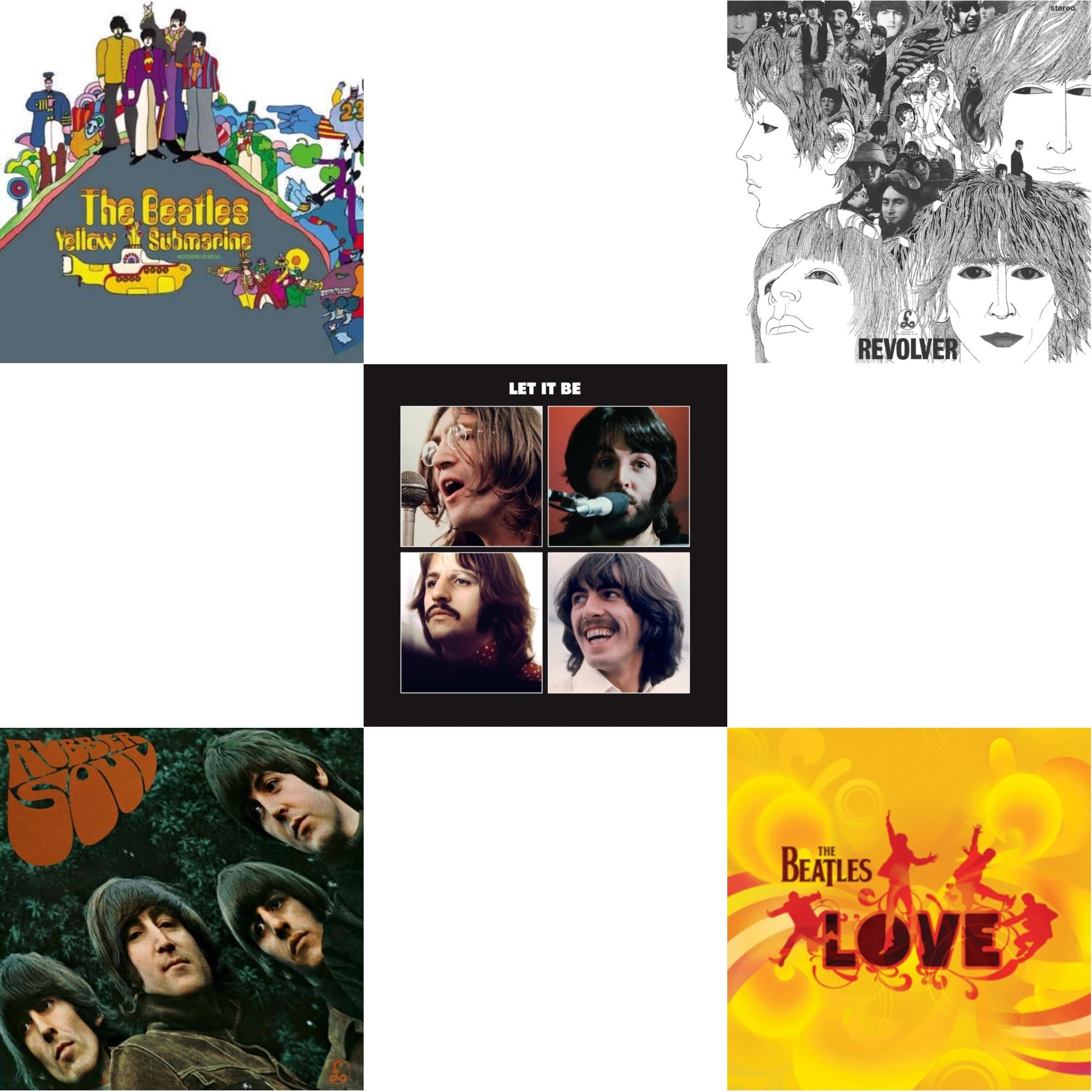 Rubber Soul & Yellow Submarine & Revolver - Special Edition (Picture Disc) & Let It Be Special Edition & Love