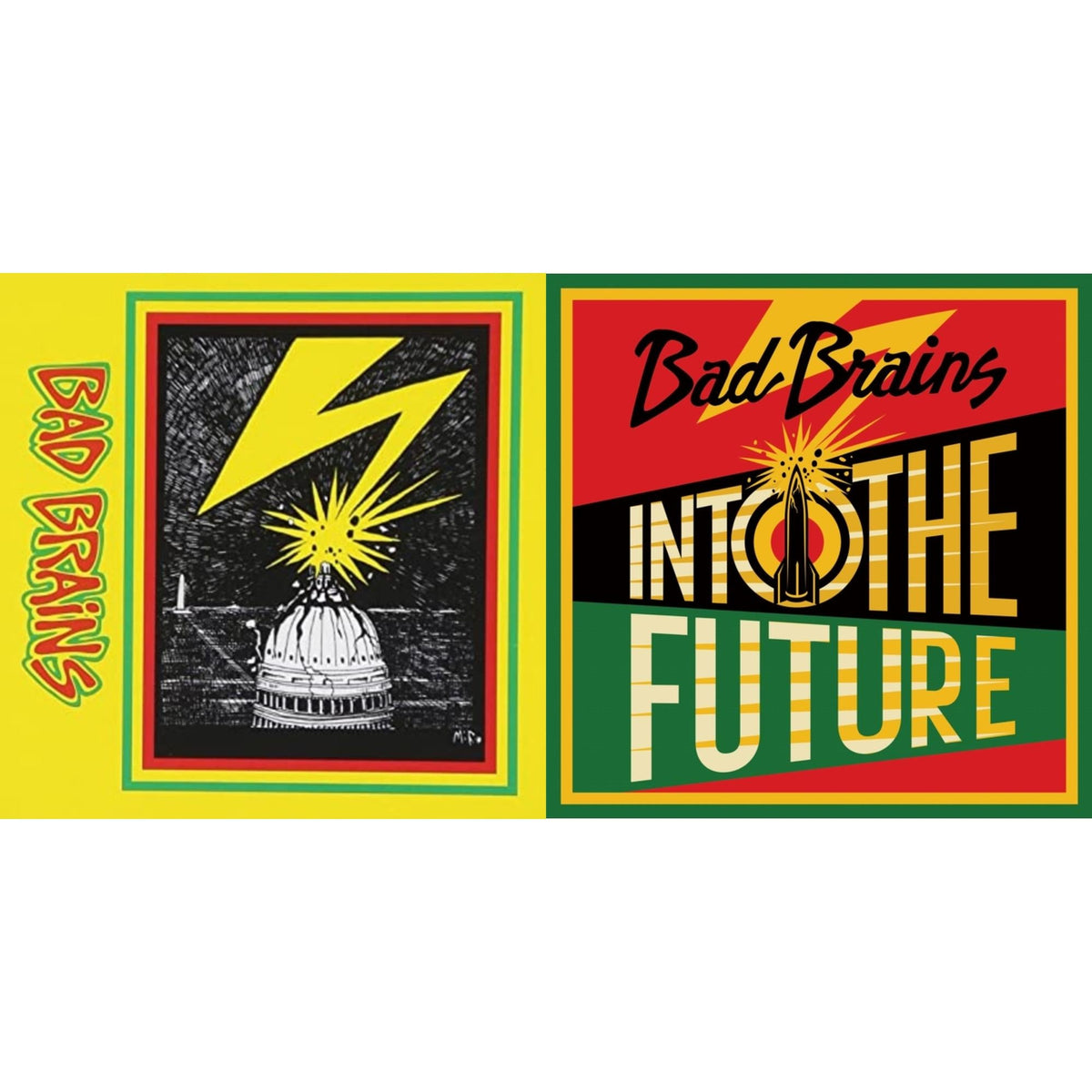 Into The Future (Green, Yellow, Red Splatter LP Vinyl) & Bad Brains