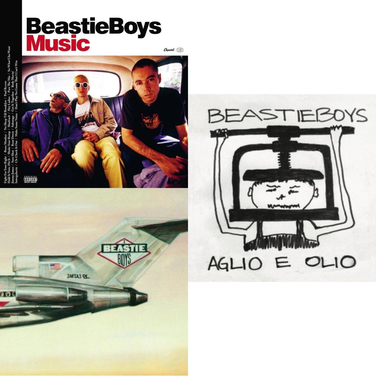 Aglio E Olio & Beastie Boys Music (2LP) & Licensed To Ill (30Th Anniversary Edition)