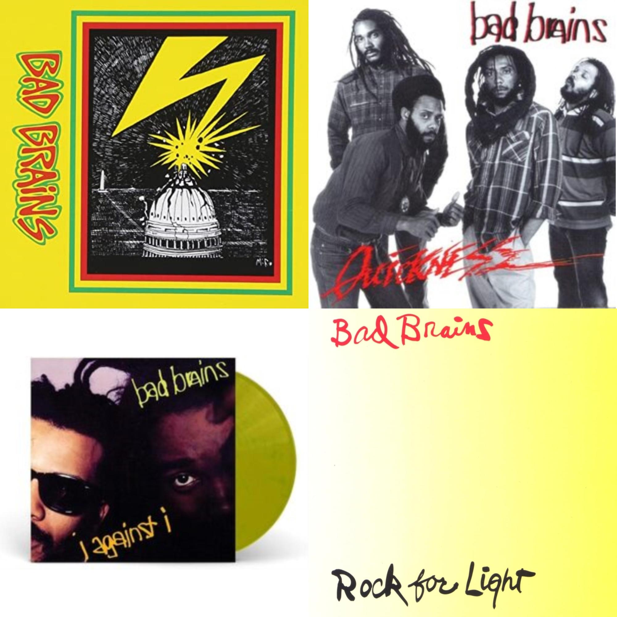 Bad Brains - Bad Brains & Quickness & I Against I (Plutonium LP Vinyl) & Rock For Light (Burnt Orange LP Vinyl)