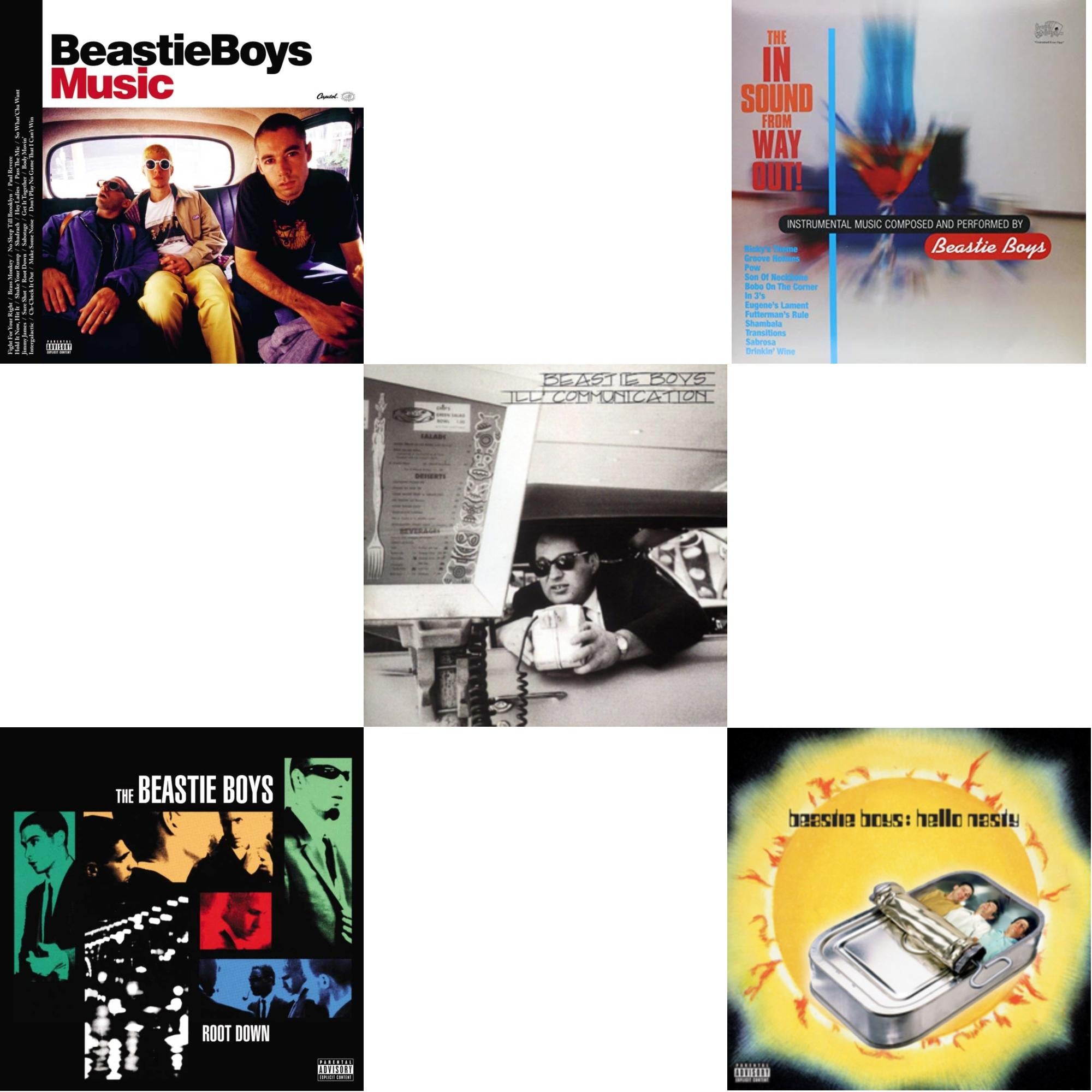 Ill Communication & Hello Nasty & Beastie Boys Music (2LP) & In Sound From Way Out (180G) & Root Down Ep