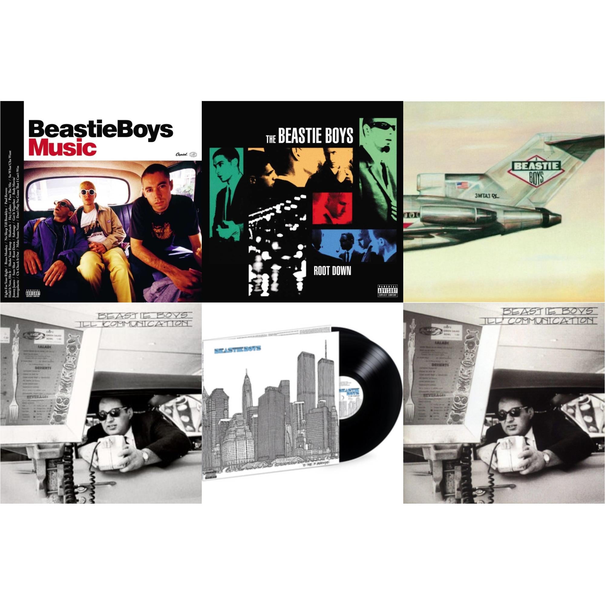 Ill Communication & Ill Communication (30Th Anniversary Deluxe Edition) (3LP) & Beastie Boys Music (2LP) & Licensed To Ill (30Th Anniversary Edition) & To The 5 Boroughs (180G/2LP) & Root Down Ep