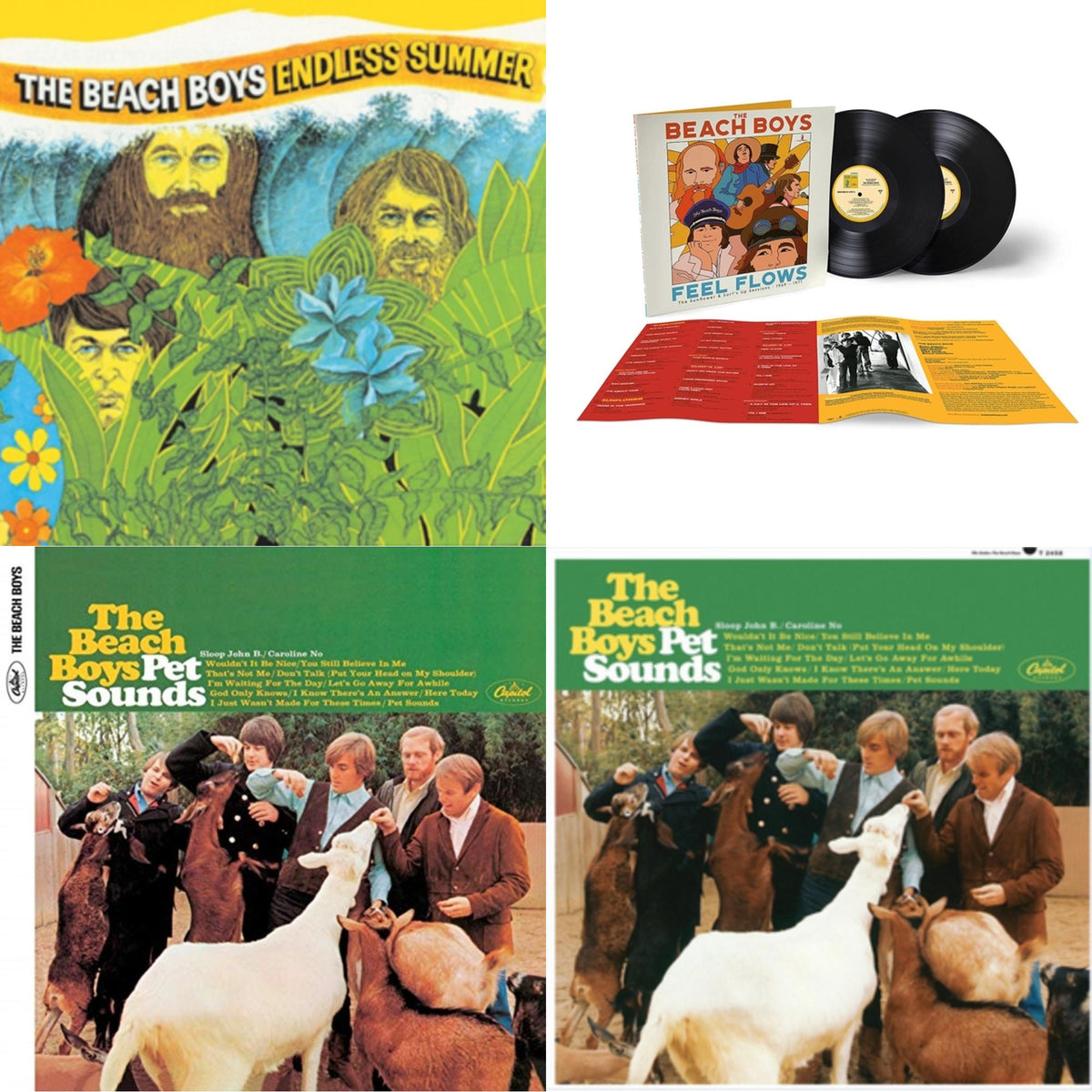 Endless Summer & Feel Flows: The Sunflower & Surf's Up Sessions 1969-1971 (2LP) & Pet Sounds (Mono) & Pet Sounds (Stereo)