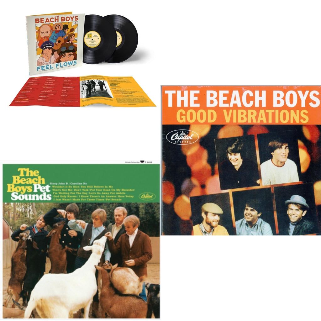 Feel Flows: The Sunflower & Surf's Up Sessions 1969-1971 (2LP) & Pet Sounds (Stereo) & Good Vibrations (Orange/Yellow Swirl-Marble LP Vinyl)