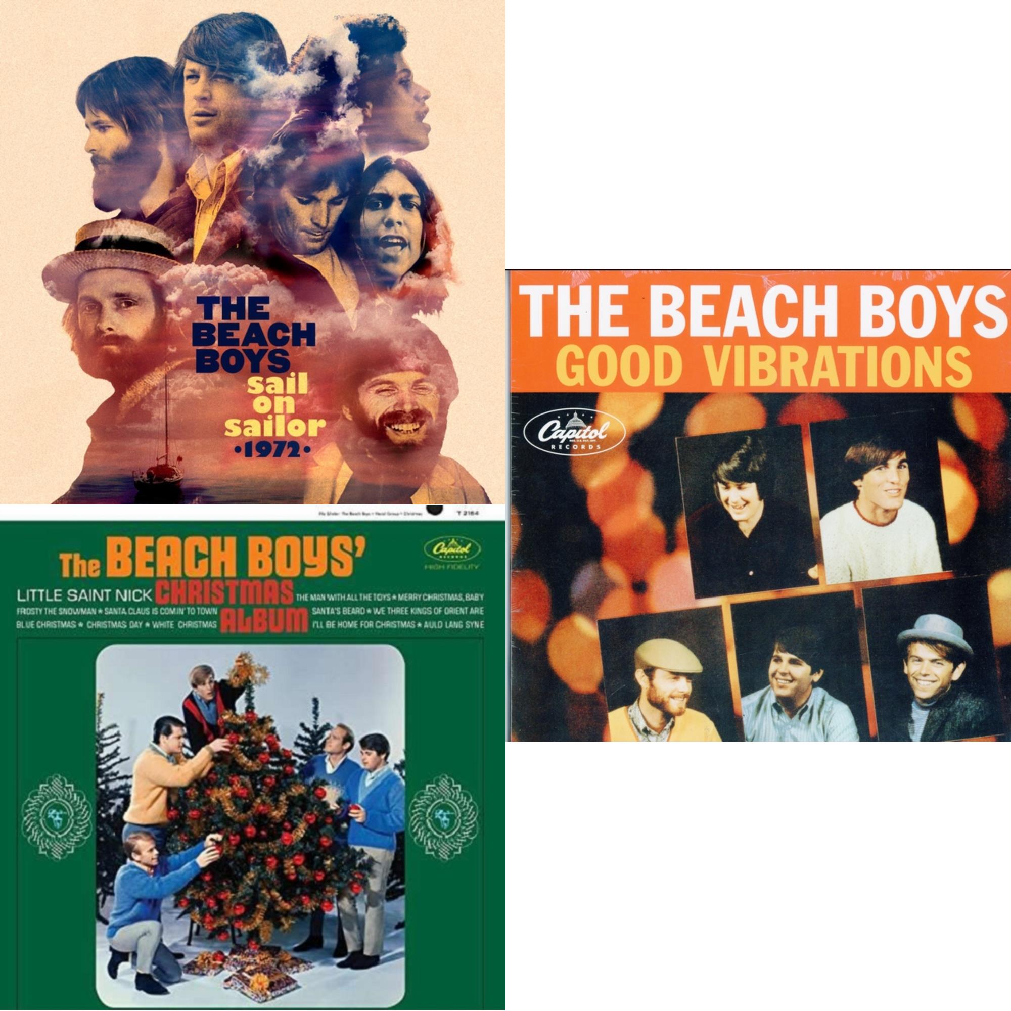 Sail On Sailor (2LP/7Inch) & Beach Boys' Christmas Album (Mono) & Good Vibrations (Orange/Yellow Swirl-Marble LP Vinyl)