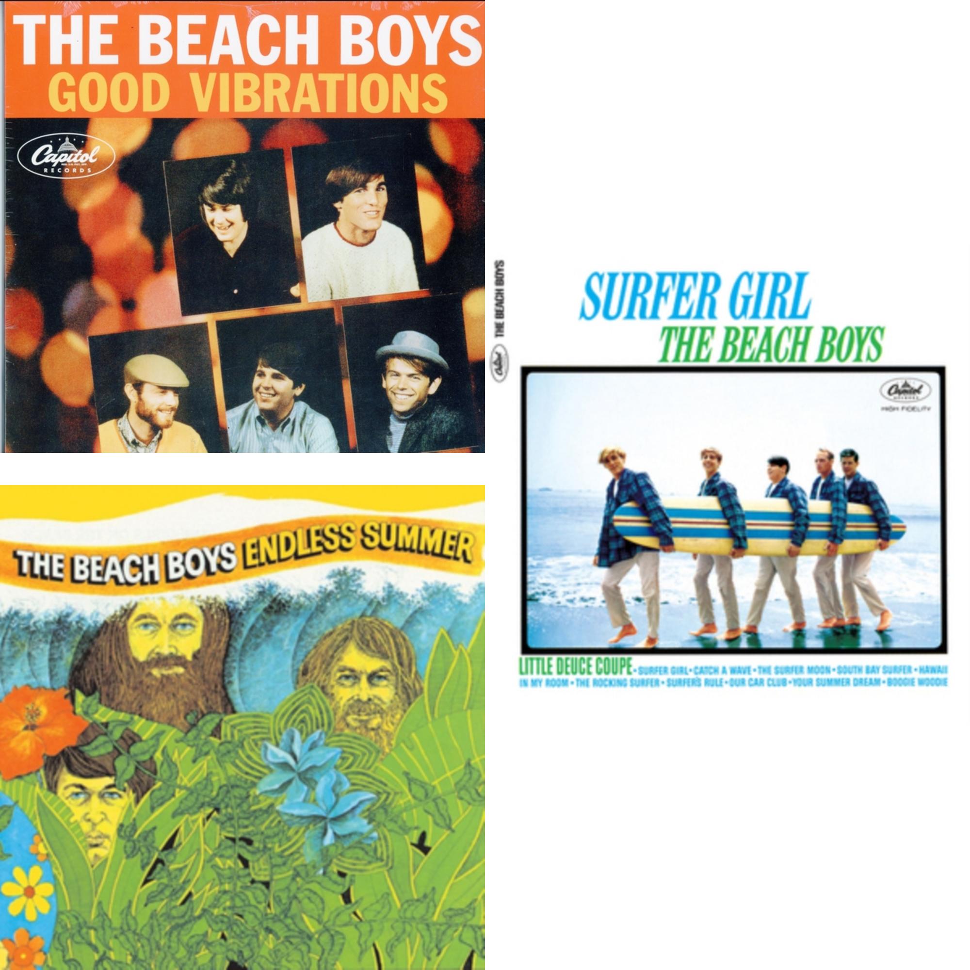 Endless Summer & Surfer Girl (75Th Anniversary) & Good Vibrations (Orange/Yellow Swirl-Marble LP Vinyl)