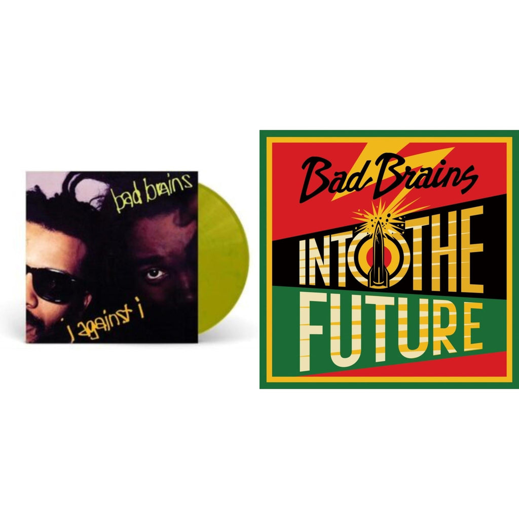Bad Brains - Into The Future (Green, Yellow, Red Splatter LP Vinyl) & I Against I (Plutonium LP Vinyl)
