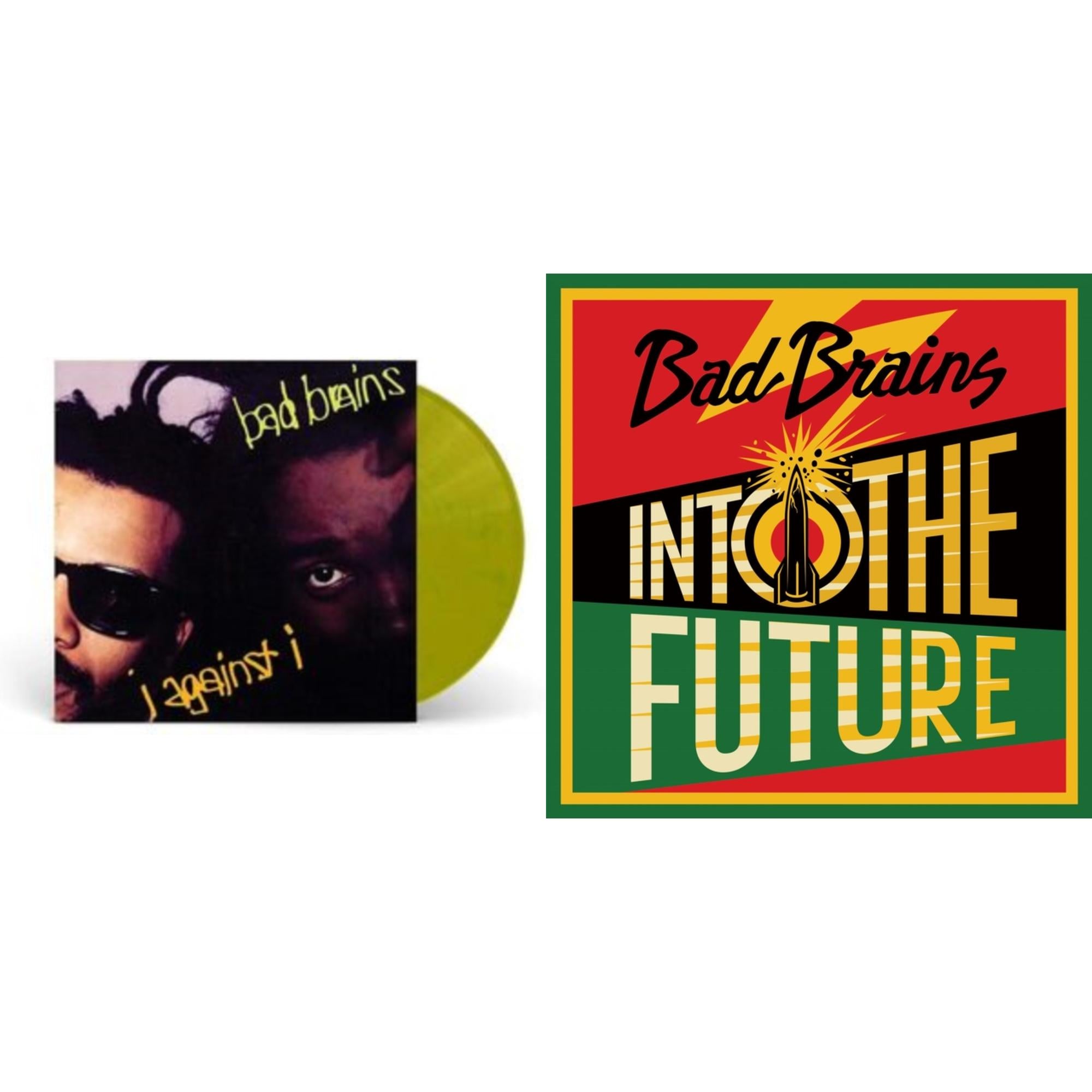 Bad Brains - Into The Future (Green, Yellow, Red Splatter LP Vinyl) & I Against I (Plutonium LP Vinyl)