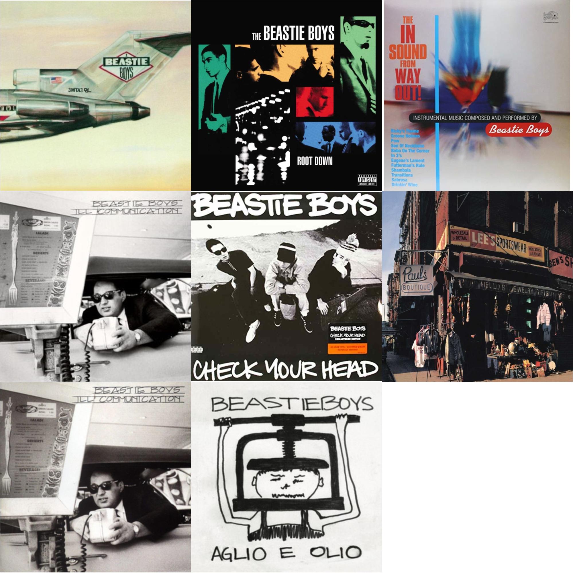 Check Your Head & Ill Communication & Aglio E Olio & Ill Communication (30Th Anniversary Deluxe Edition) (3LP) & Licensed To Ill (30Th Anniversary Edition) & In Sound From Way Out (180G) & Root Down Ep & Paul's Boutique (2LP)