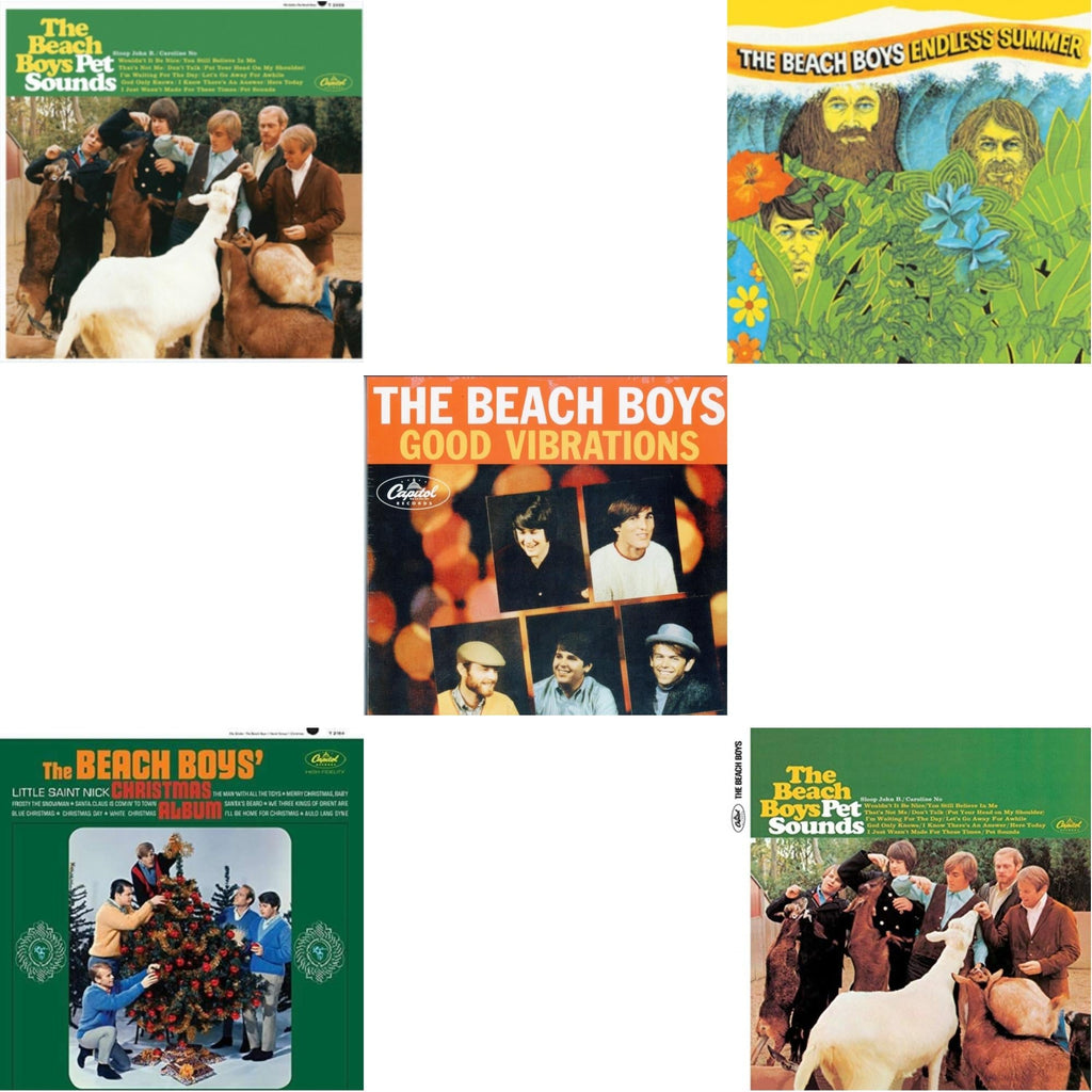 Endless Summer & Beach Boys' Christmas Album (Mono) & Pet Sounds (Mono) & Pet Sounds (Stereo) & Good Vibrations (Orange/Yellow Swirl-Marble LP Vinyl)