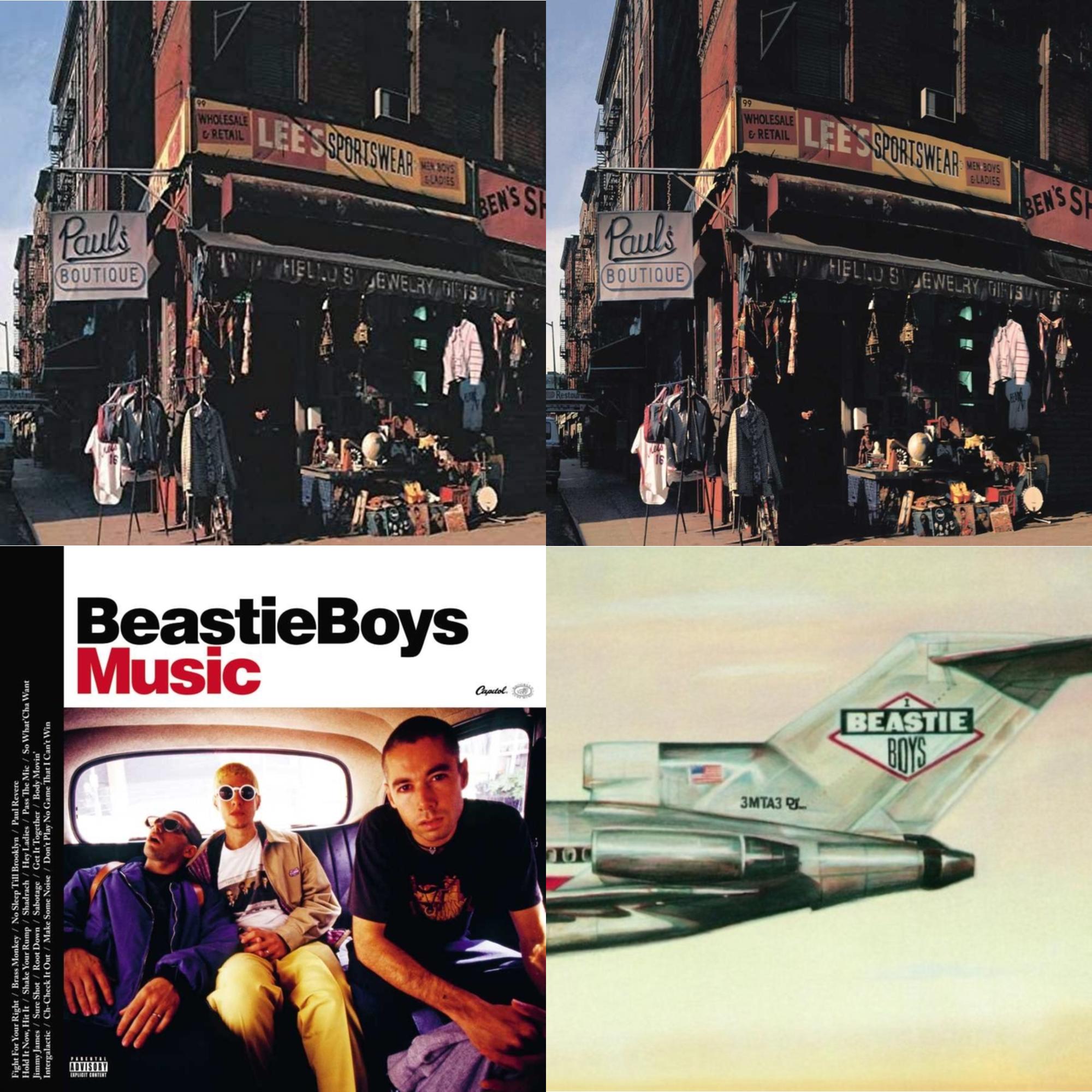 Paul's Boutique (20Th Anniversary) & Beastie Boys Music (2LP) & Licensed To Ill (30Th Anniversary Edition) & Paul's Boutique (2LP)
