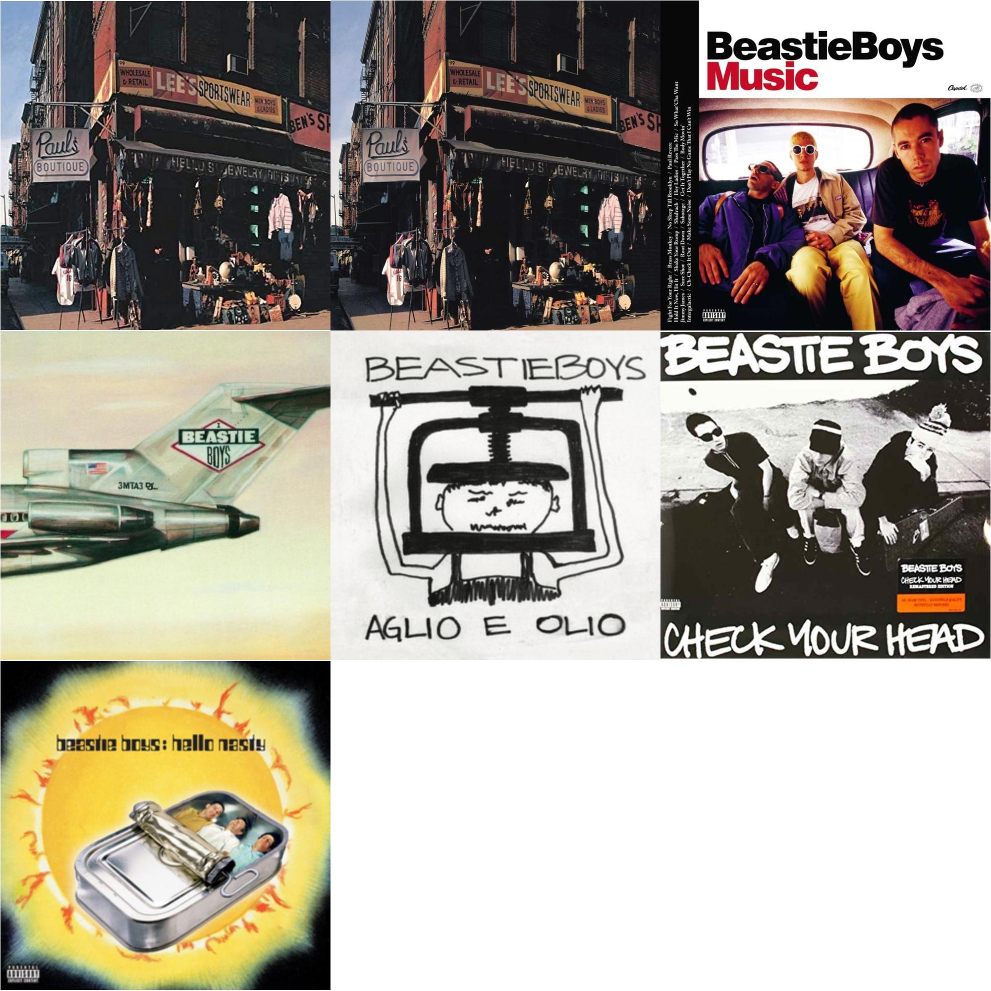 Paul's Boutique (20Th Anniversary) & Check Your Head & Hello Nasty & Aglio E Olio & Beastie Boys Music (2LP) & Licensed To Ill (30Th Anniversary Edition) & Paul's Boutique (2LP)