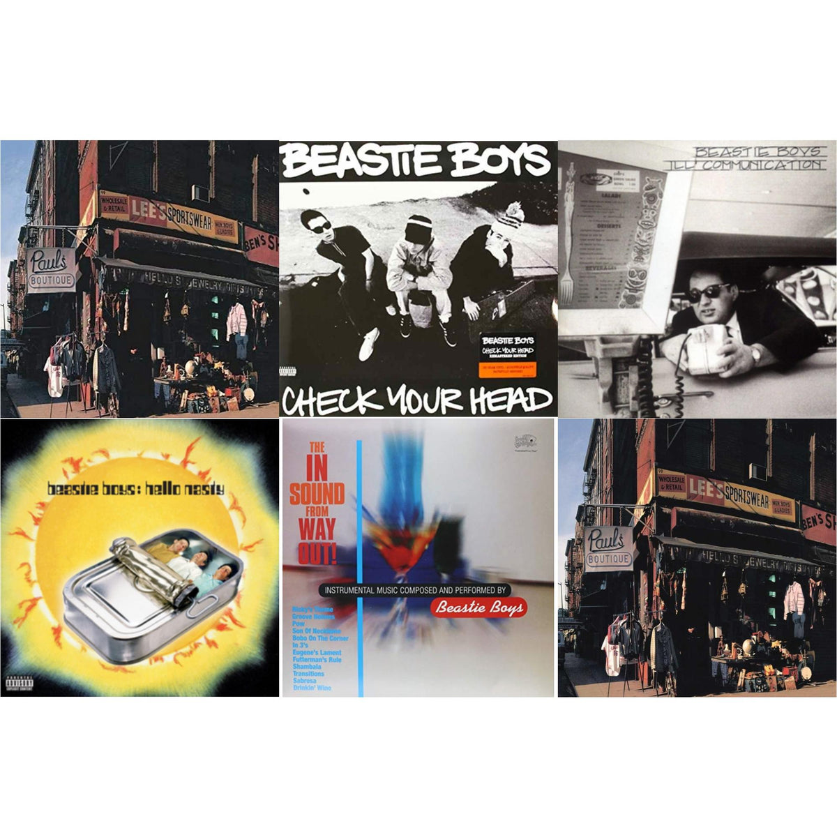 Paul's Boutique (20Th Anniversary) & Check Your Head & Ill Communication & Hello Nasty & In Sound From Way Out (180G) & Paul's Boutique (2LP)