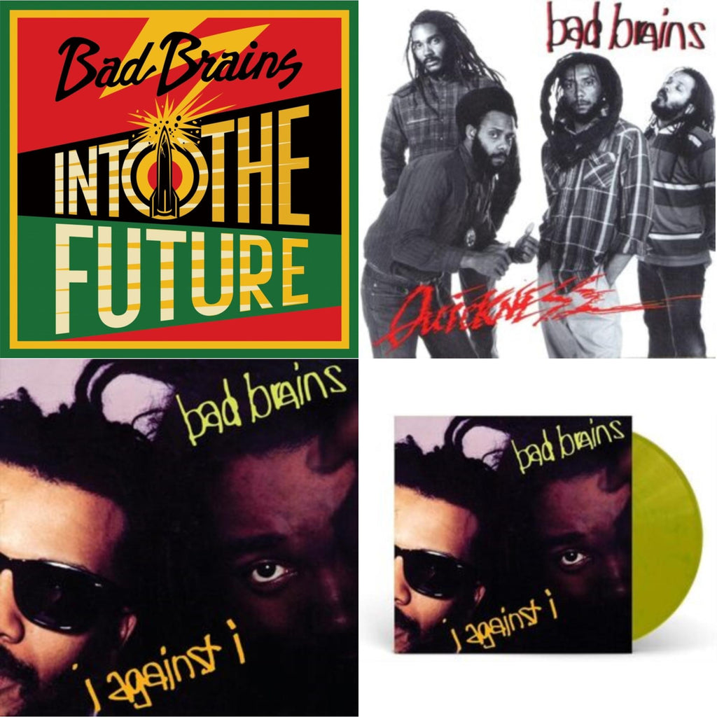 Bad Brains - Into The Future (Green, Yellow, Red Splatter LP Vinyl) & Quickness & I Against I & I Against I (Plutonium LP Vinyl)