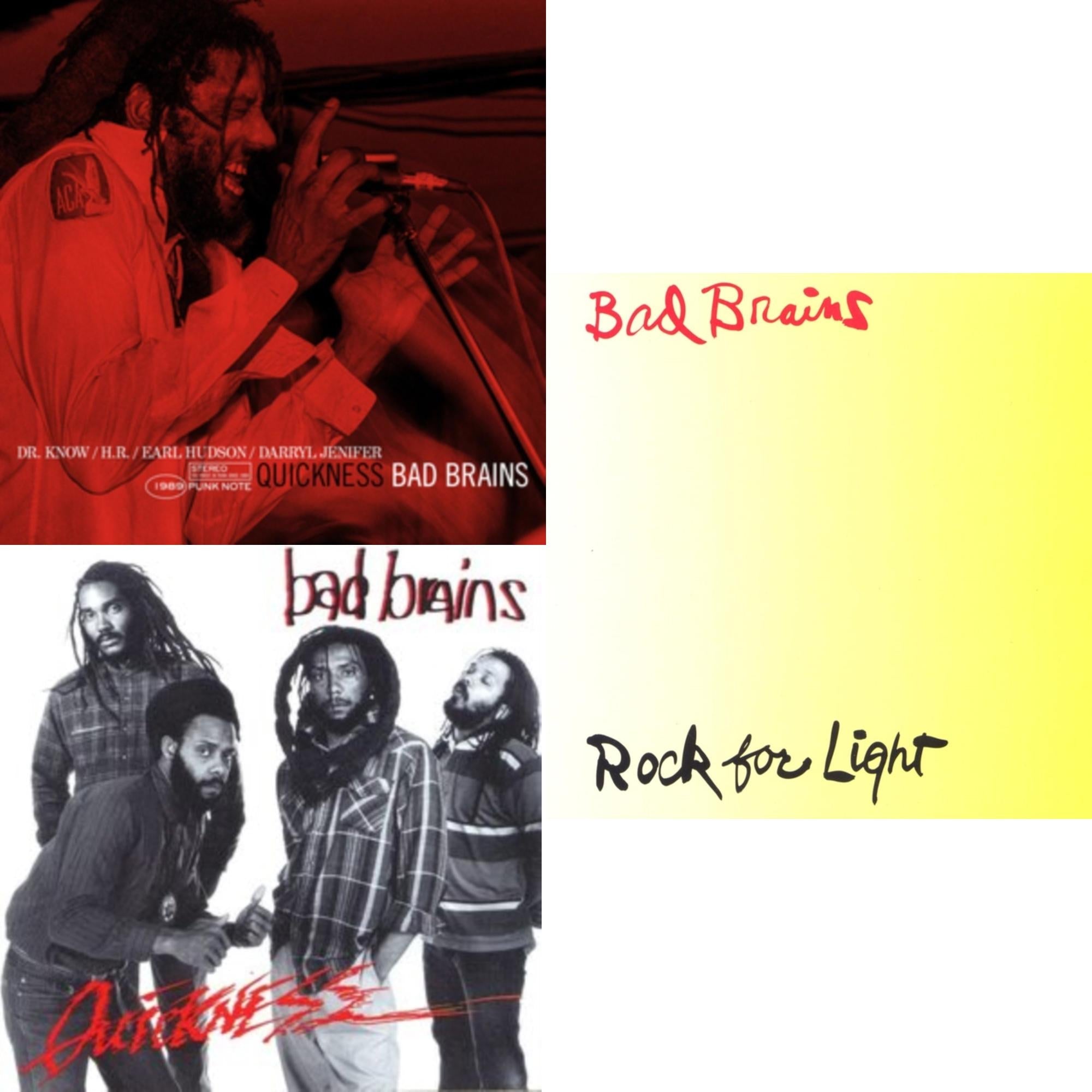 Bad Brains - Quickness (Punk Note) & Quickness & Rock For Light (Burnt Orange LP Vinyl)