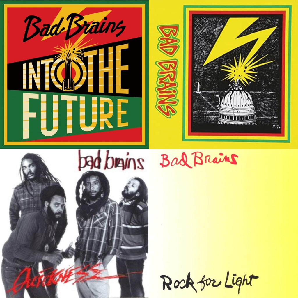 Bad Brains - Into The Future (Green, Yellow, Red Splatter LP Vinyl) & Bad Brains & Quickness & Rock For Light (Burnt Orange LP Vinyl)