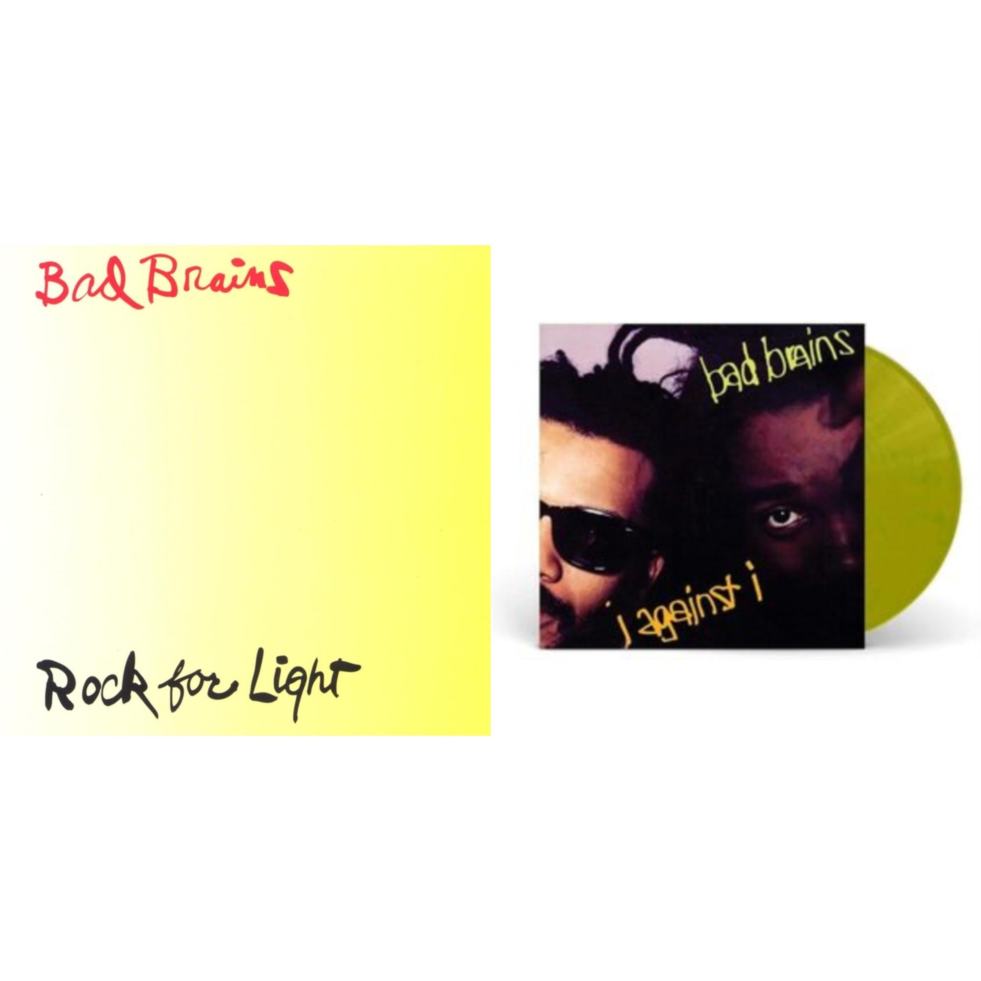 Bad Brains - I Against I (Plutonium LP Vinyl) & Rock For Light (Burnt Orange LP Vinyl)
