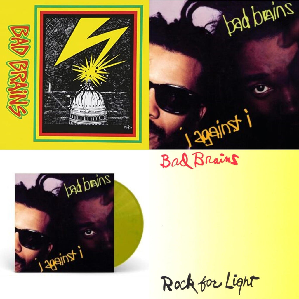 Bad Brains - Bad Brains & I Against I & I Against I (Plutonium LP Vinyl) & Rock For Light (Burnt Orange LP Vinyl)