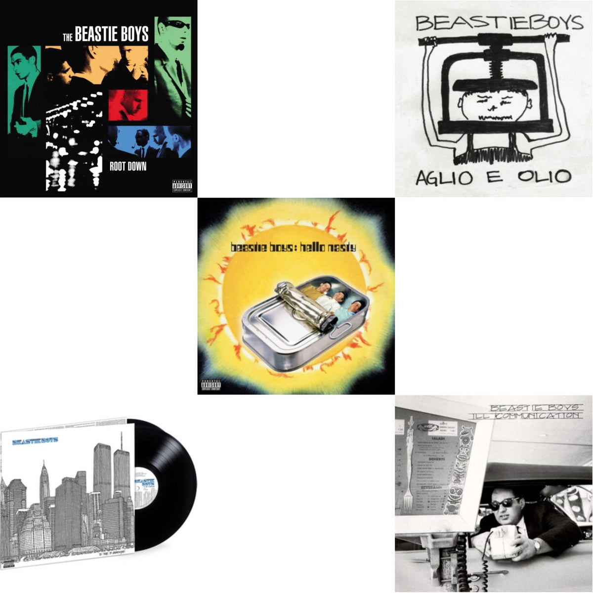 Hello Nasty & Aglio E Olio & Ill Communication (30Th Anniversary Deluxe Edition) (3LP) & To The 5 Boroughs (180G/2LP) & Root Down Ep