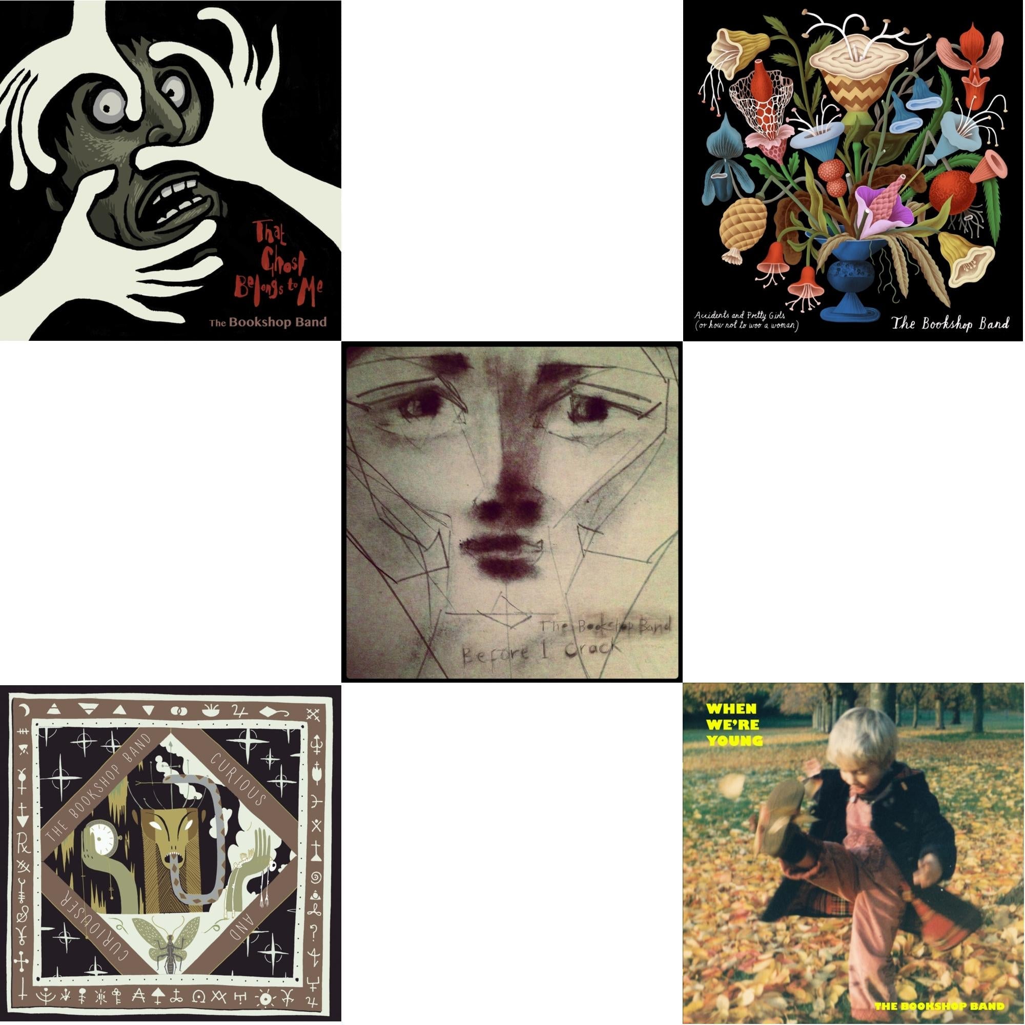 Bookshop Band - That Ghost Belongs To Me & Curious & Curiouser & Before I Crack & Accidents & Pretty Girls & When We’Re Young - CD Bundle