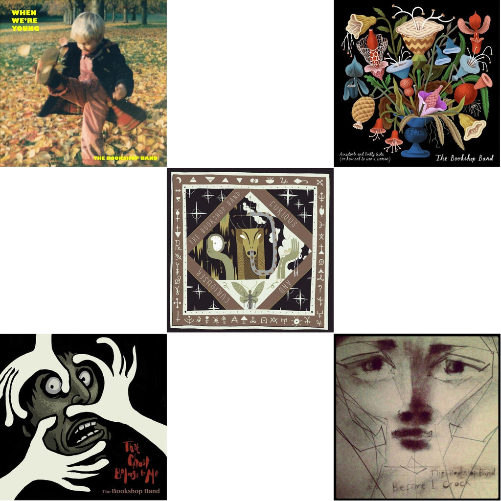 Bookshop Band - When We’Re Young & That Ghost Belongs To Me & Curious & Curiouser & Accidents & Pretty Girls & Before I Crack - CD Bundle