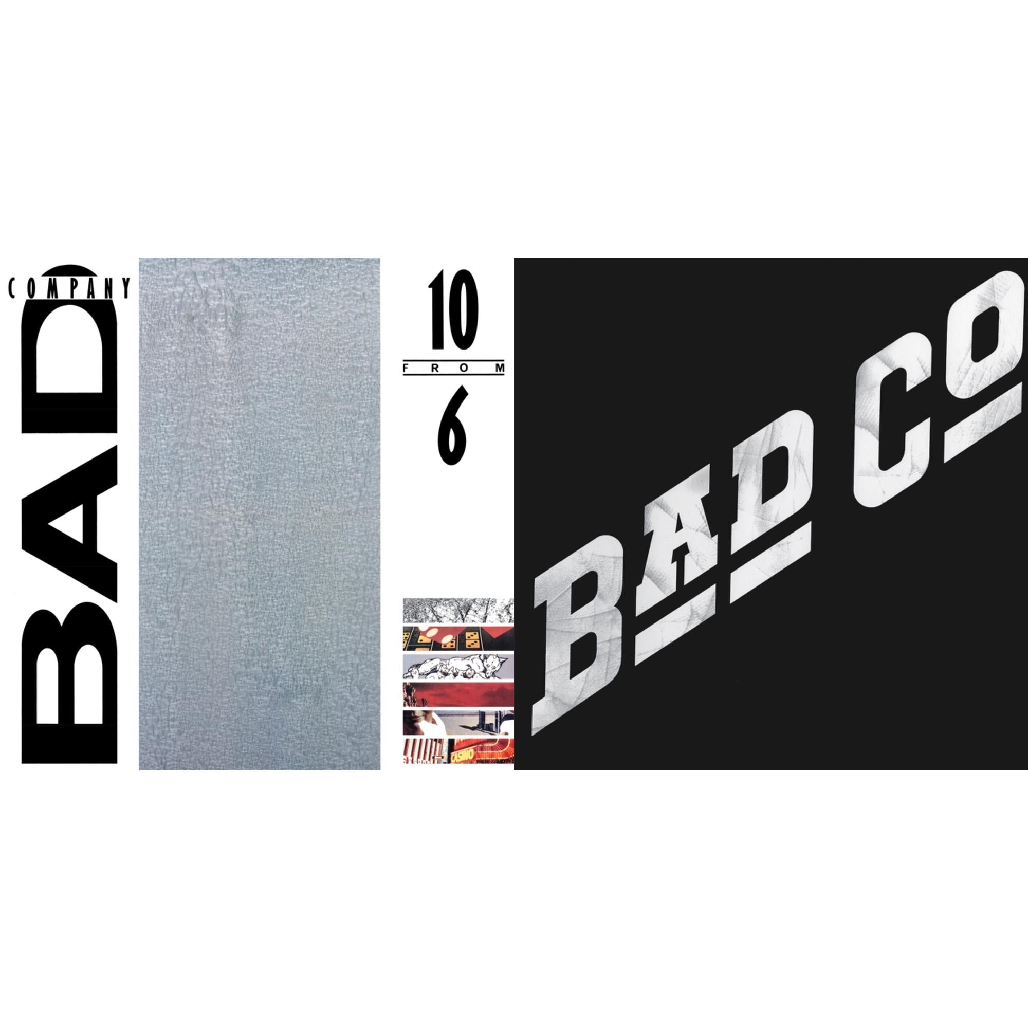 Bad Company - 10 From 6 (Translucent Milky Clear LP Vinyl) (Rocktober) & Bad Company (Crystal Clear Diamond LP Vinyl) (Rocktober) (Atl75)