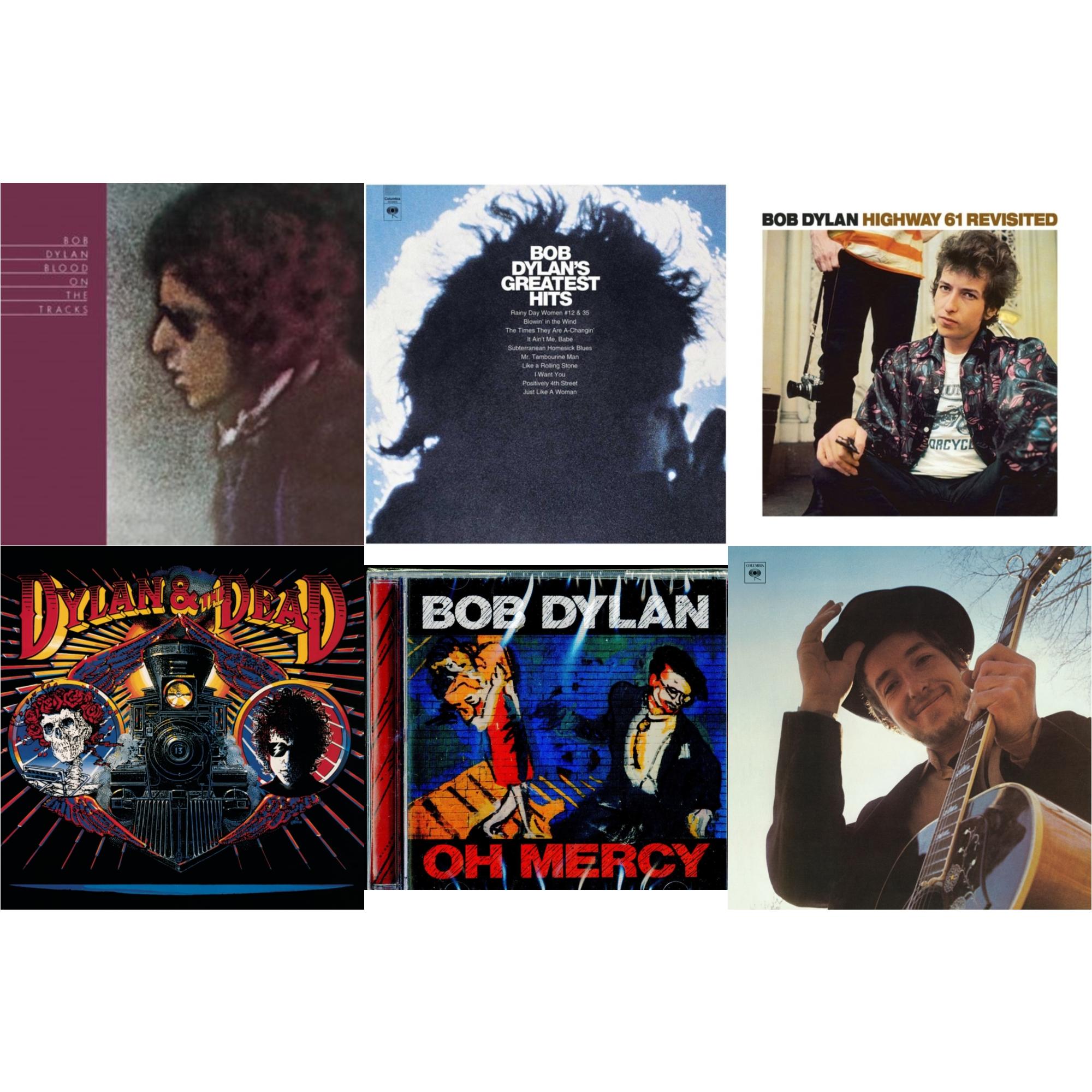 Greatest Hits Vol.1 & Oh Mercy & Nashville Skyline & Blood On The Tracks & Highway 61 Revisited & Dylan & The Dead